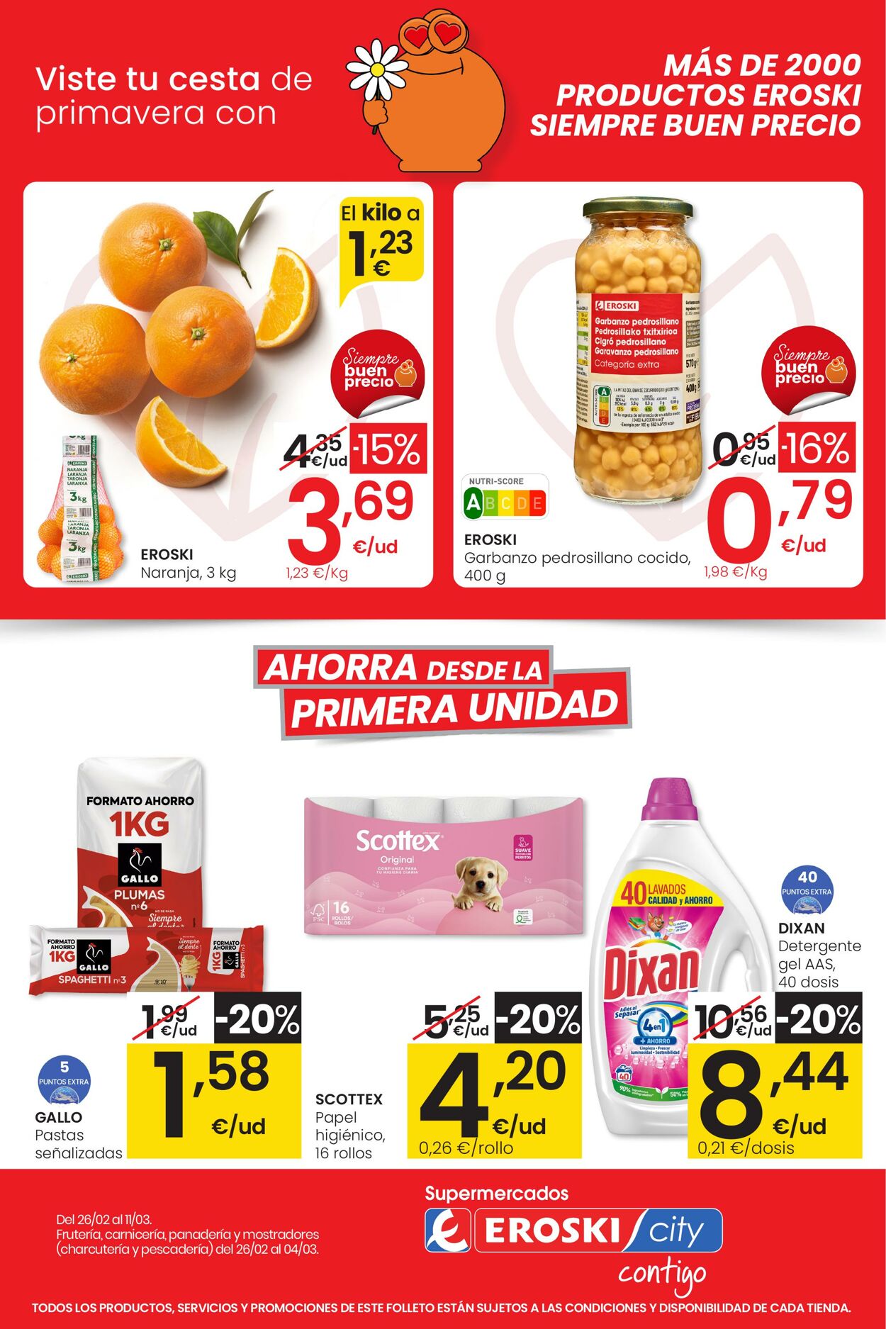 Folleto Eroski 26.02.2026 - 11.03.2026