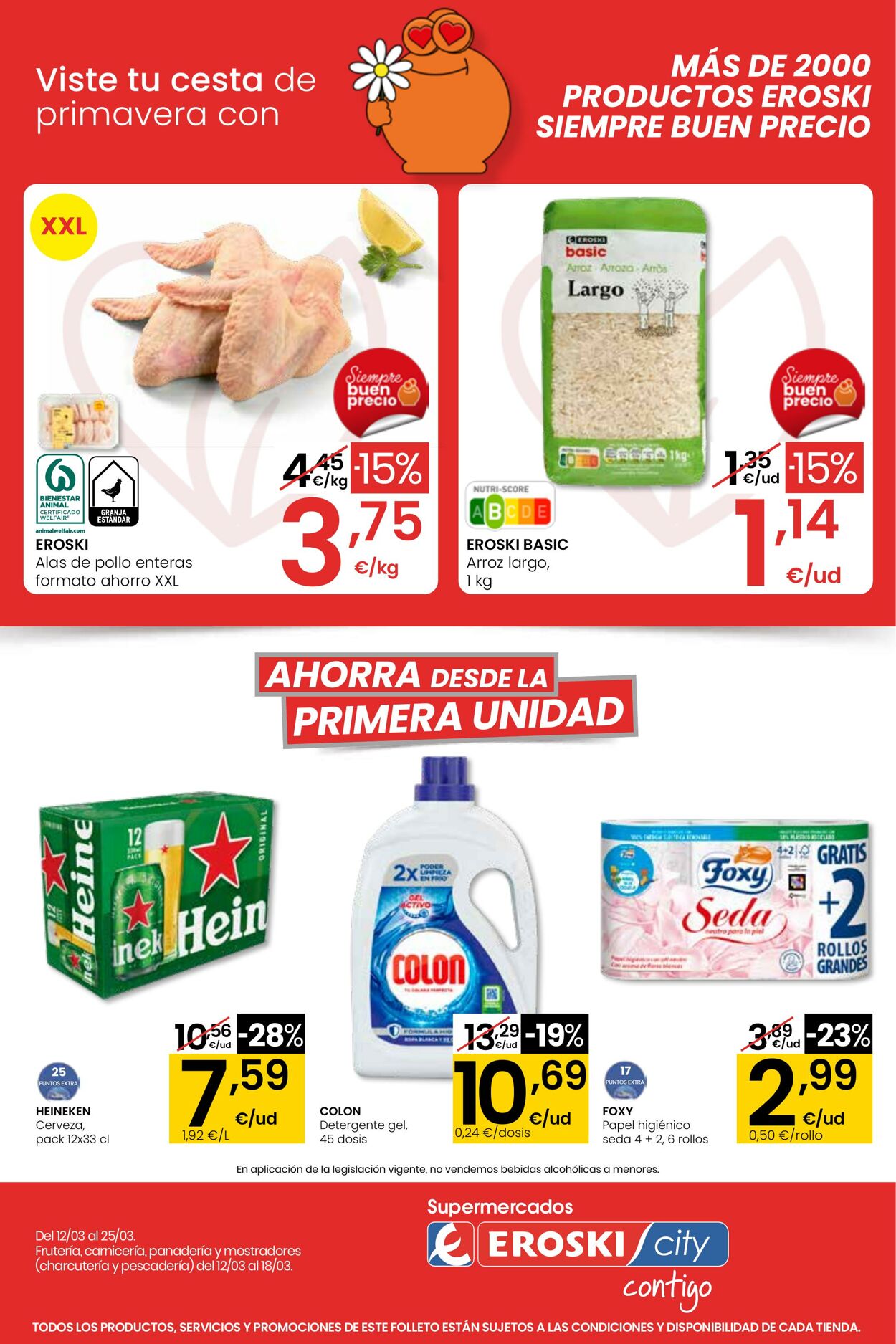 Folleto Eroski 12.03.2026 - 25.03.2026