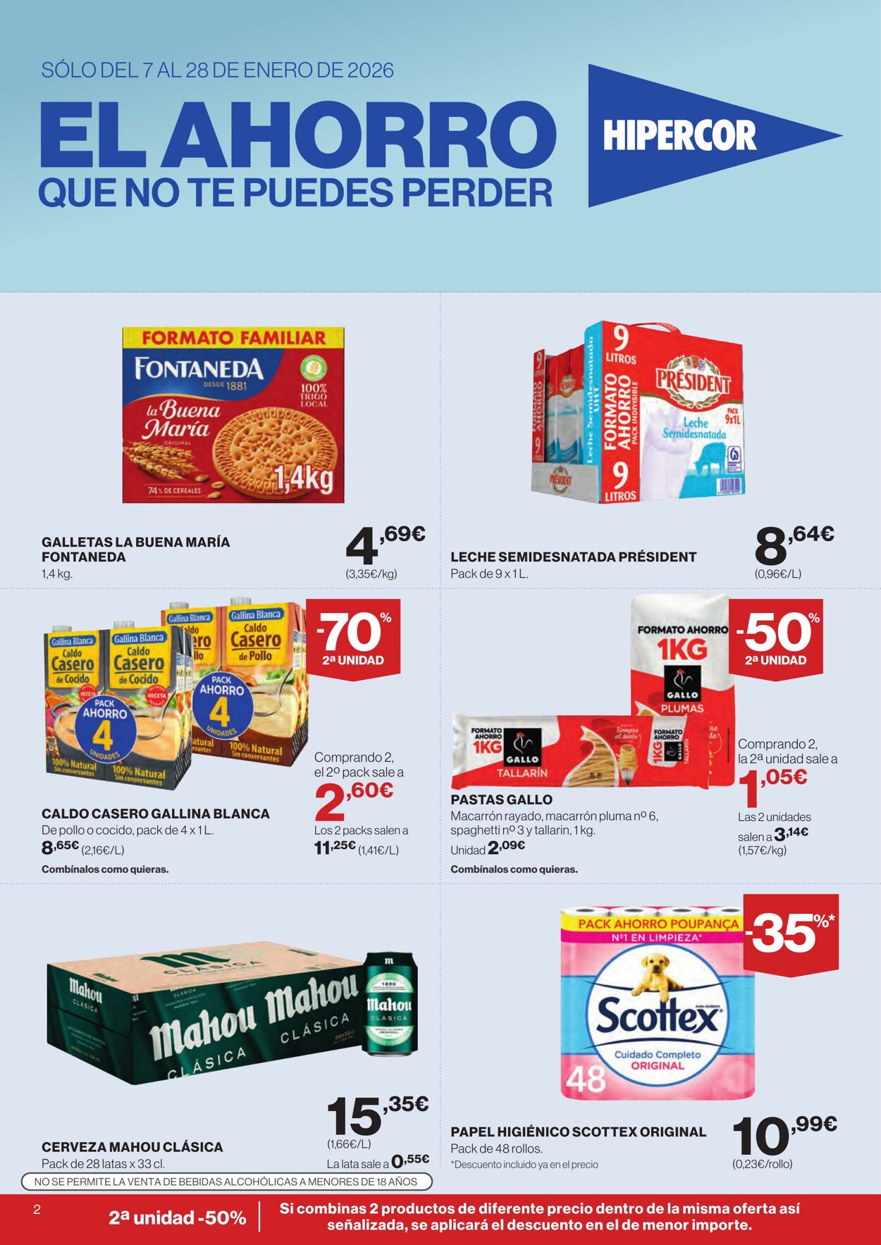 Folleto Hipercor 07.01.2026 - 28.01.2026