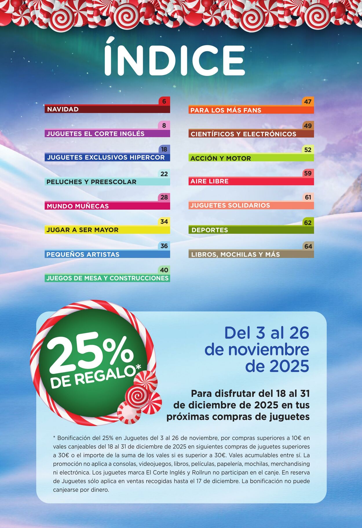 Folleto Hipercor 17.12.2025 - 05.01.2026