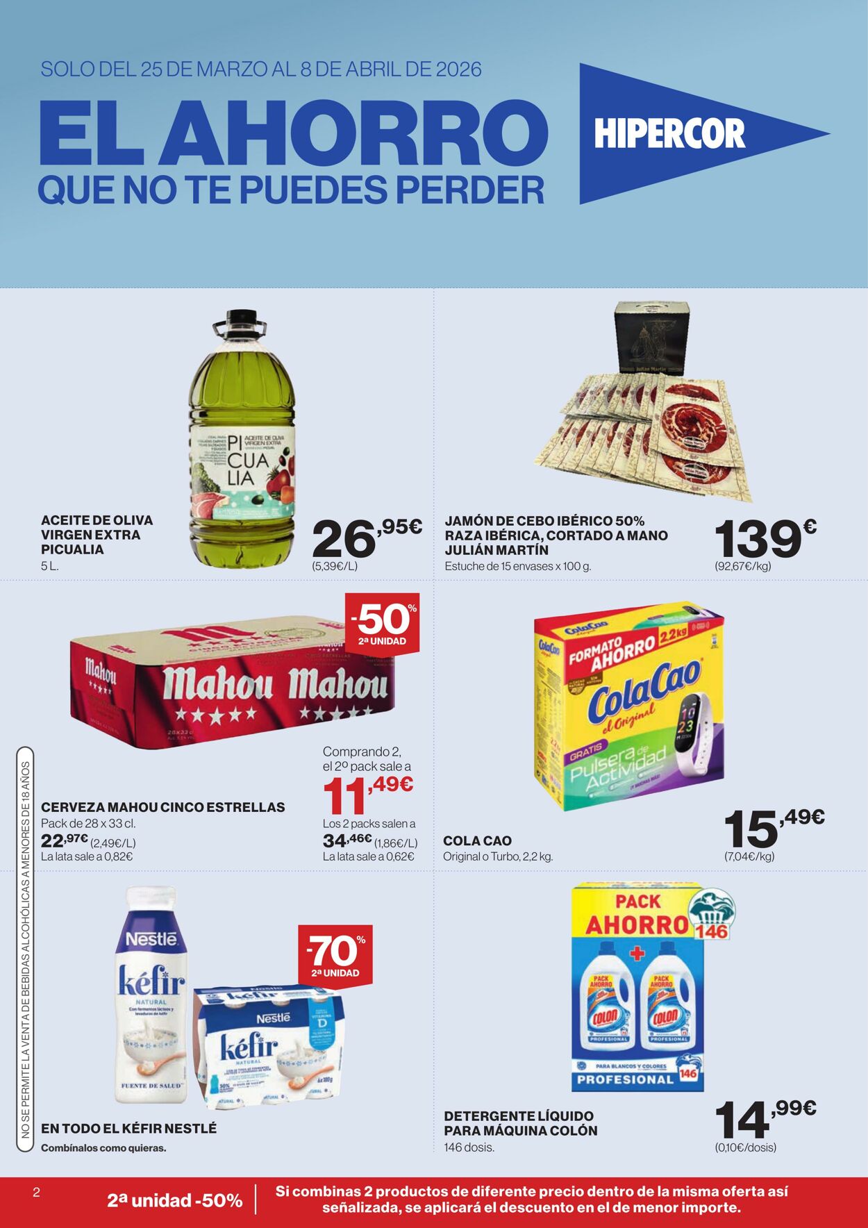 Folleto Hipercor 25.03.2026 - 02.04.2026
