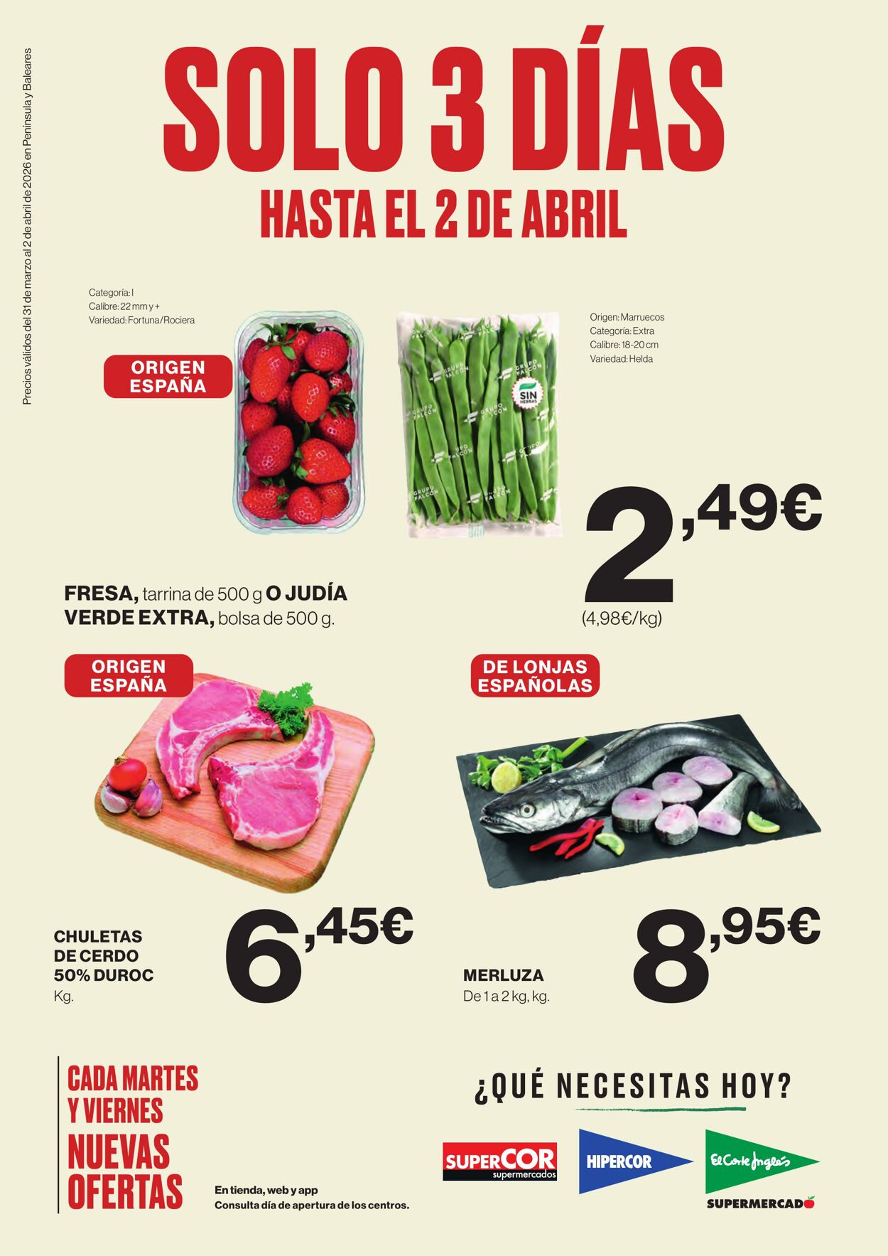 Folleto Hipercor 30.03.2026 - 07.04.2026