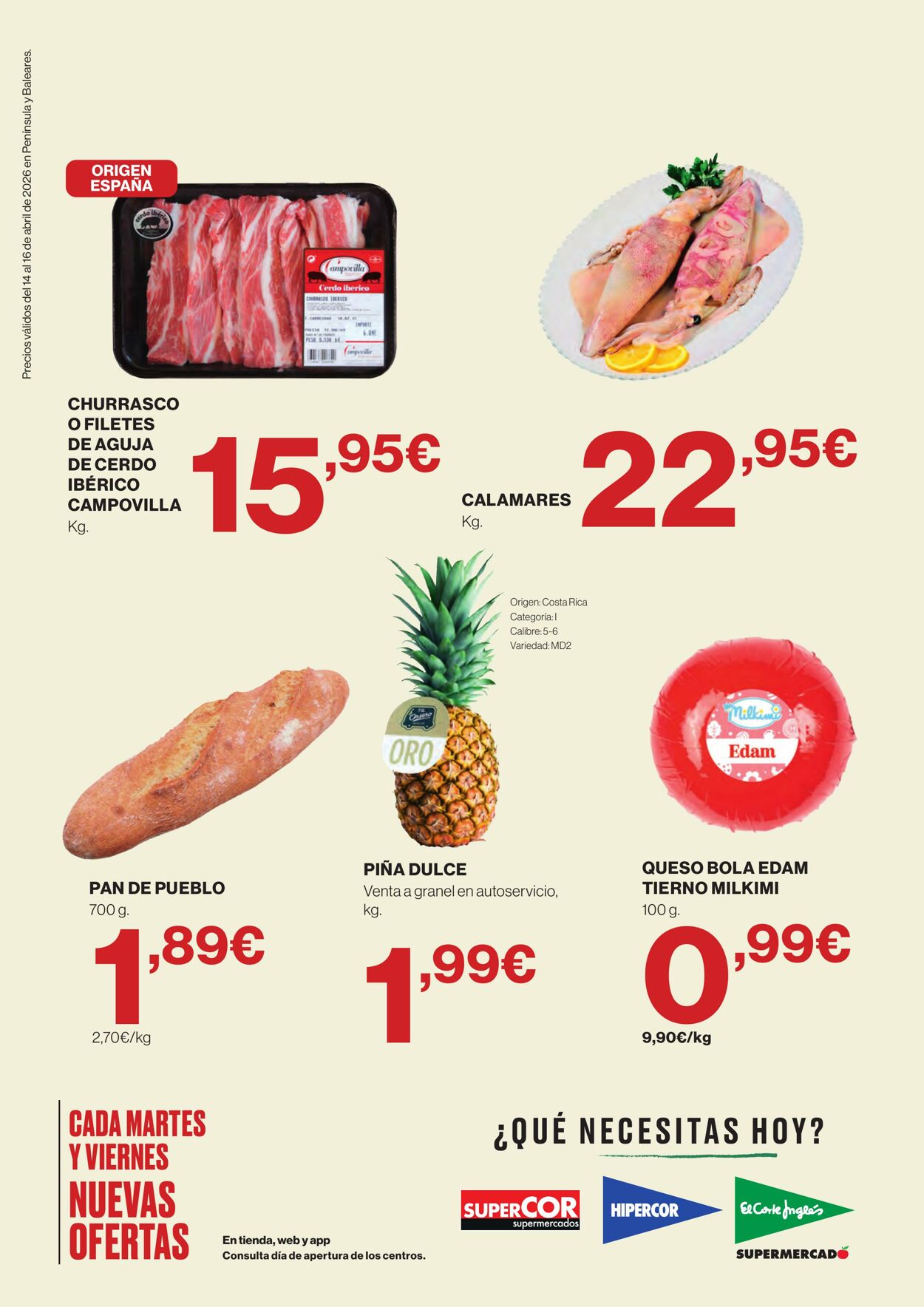 Folleto Hipercor 14.04.2026 - 22.04.2026