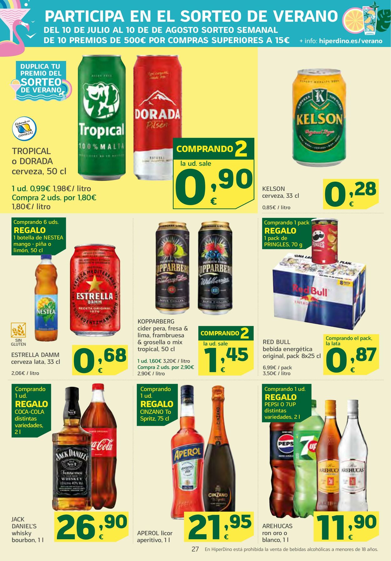 Folleto Hiperdino 10.07.2025 - 19.07.2025