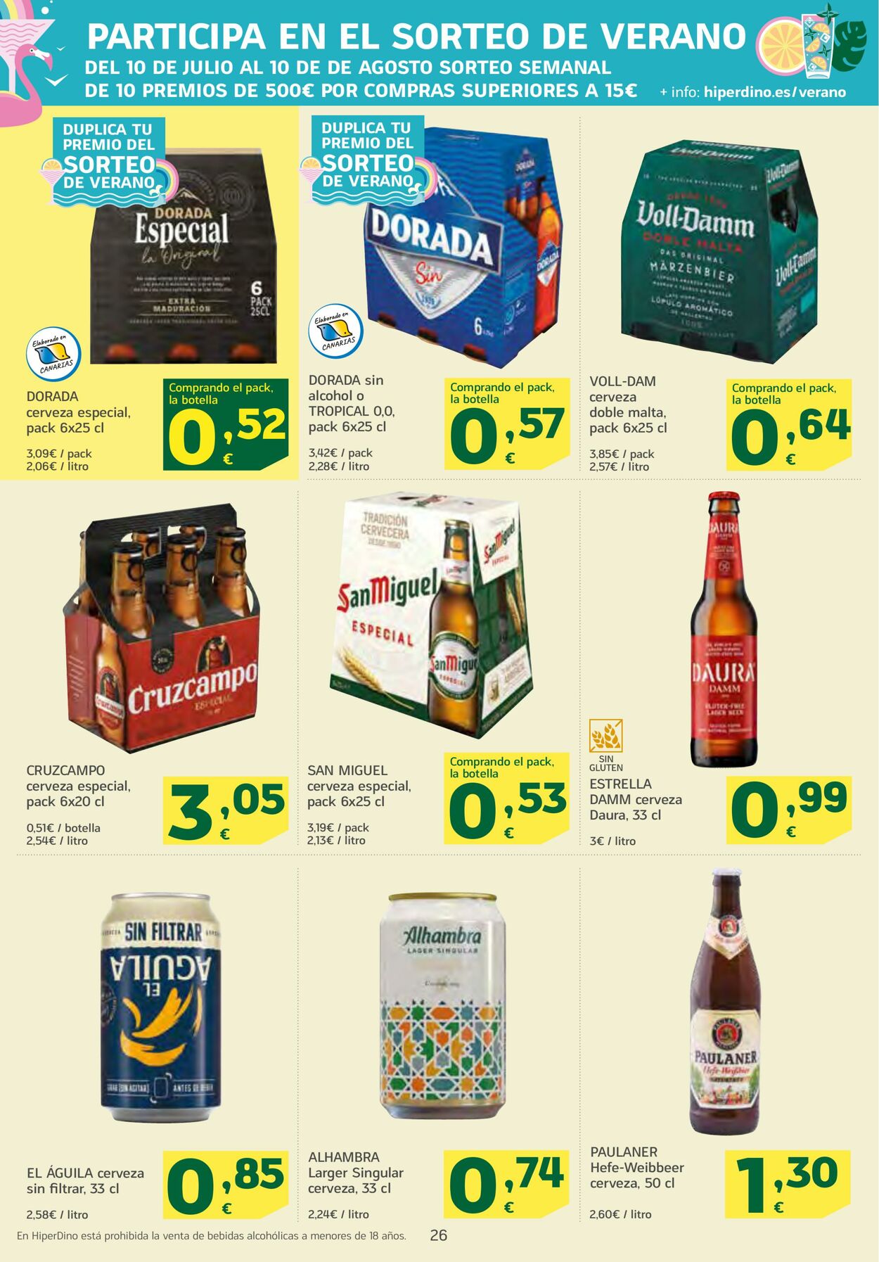 Folleto Hiperdino 10.07.2025 - 19.07.2025