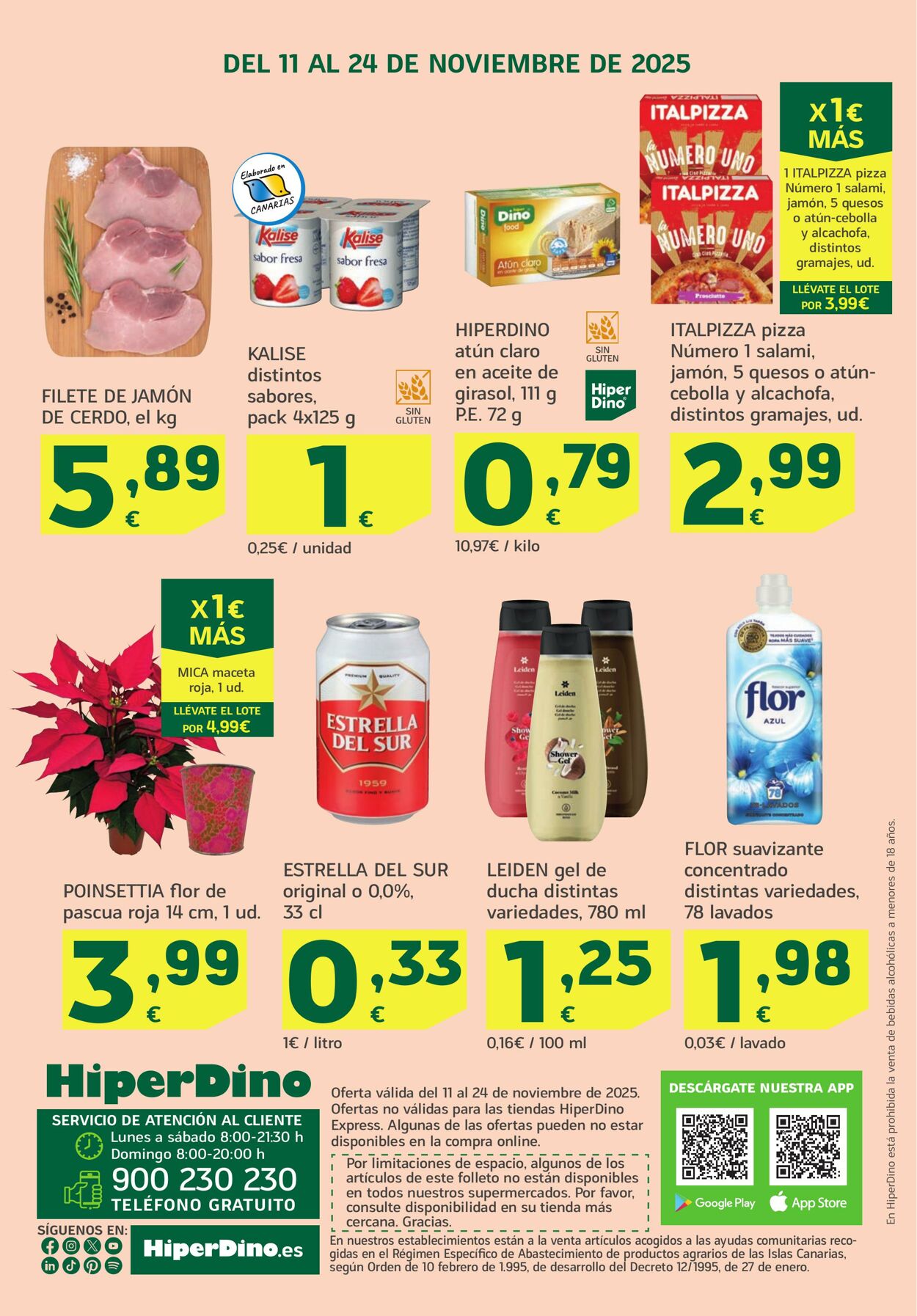 Folleto Hiperdino 11.11.2025 - 24.11.2025