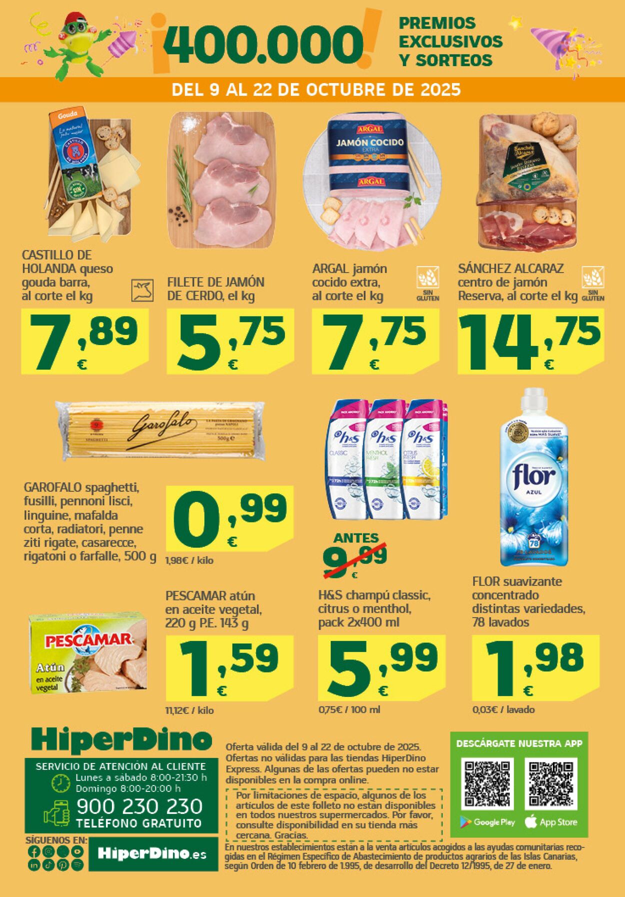Folleto Hiperdino 09.10.2025 - 22.10.2025