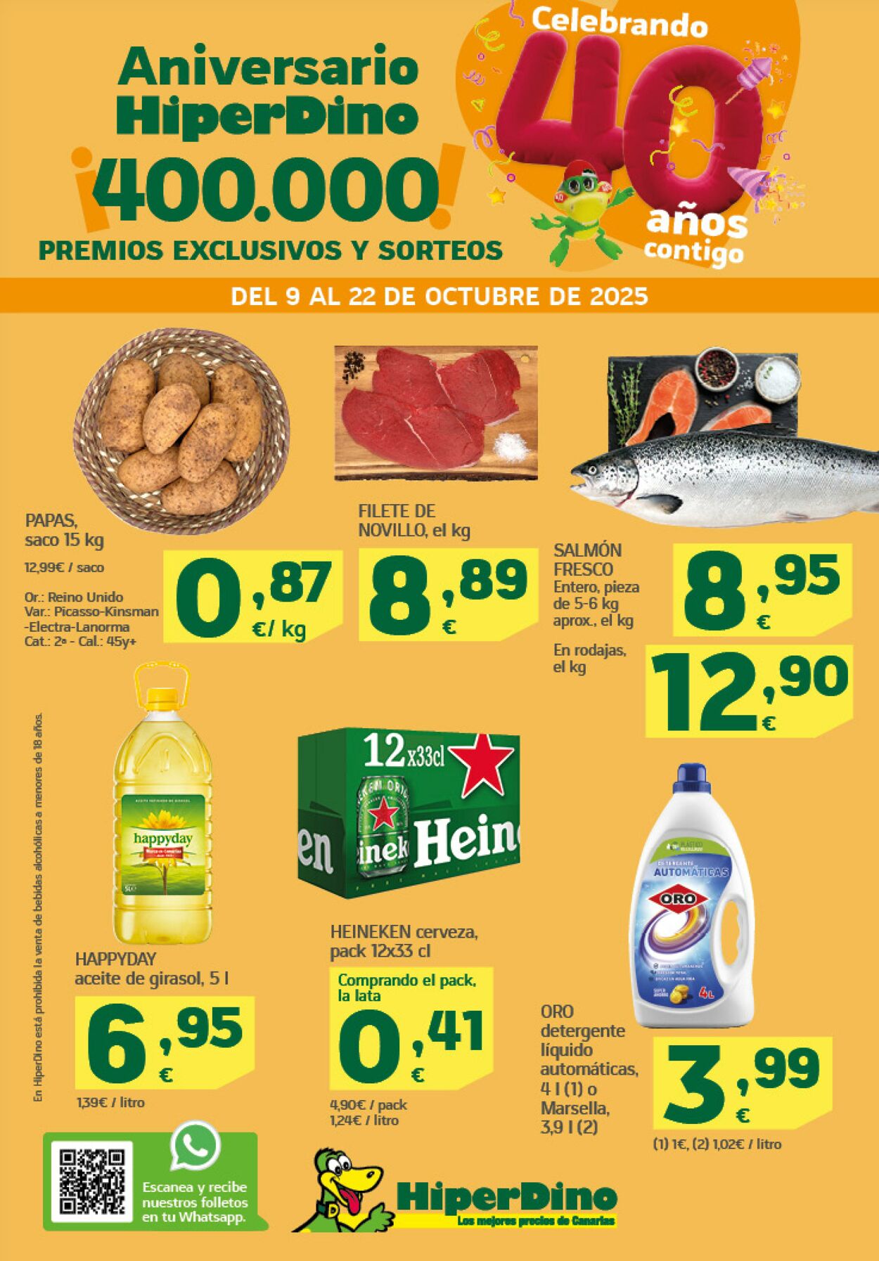 Folleto Hiperdino - Grupo DinoSol - Ofertas desde el 9 de octubre - Página 1 9 oct., 2025 - 22 oct., 2025