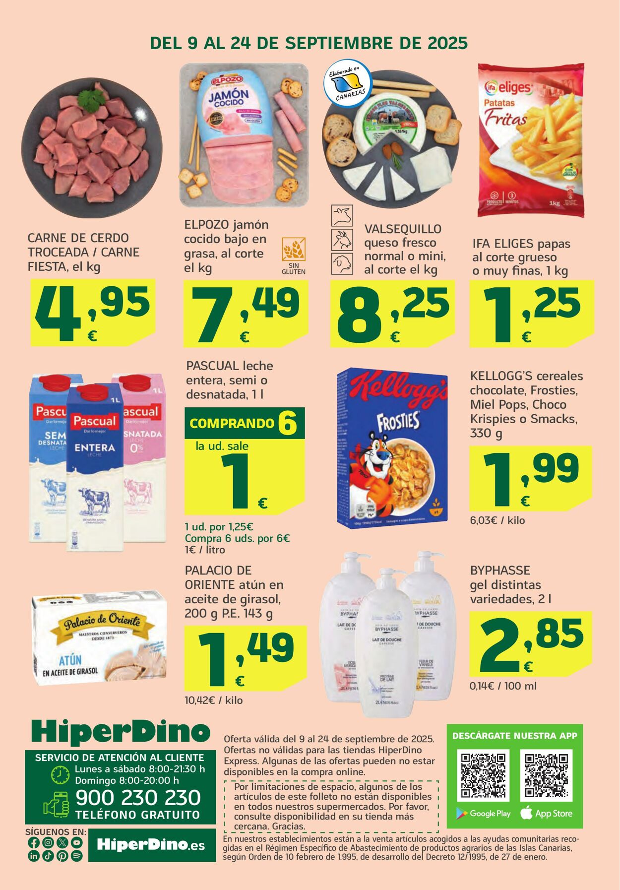 Folleto Hiperdino 09.09.2025 - 24.09.2025
