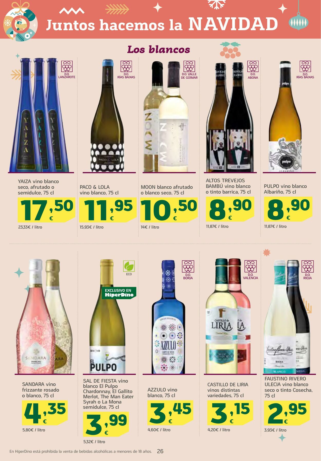 Folleto Hiperdino 18.12.2025 - 25.12.2025