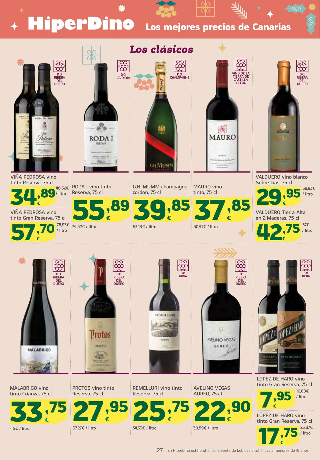 Folleto Hiperdino 18.12.2025 - 25.12.2025
