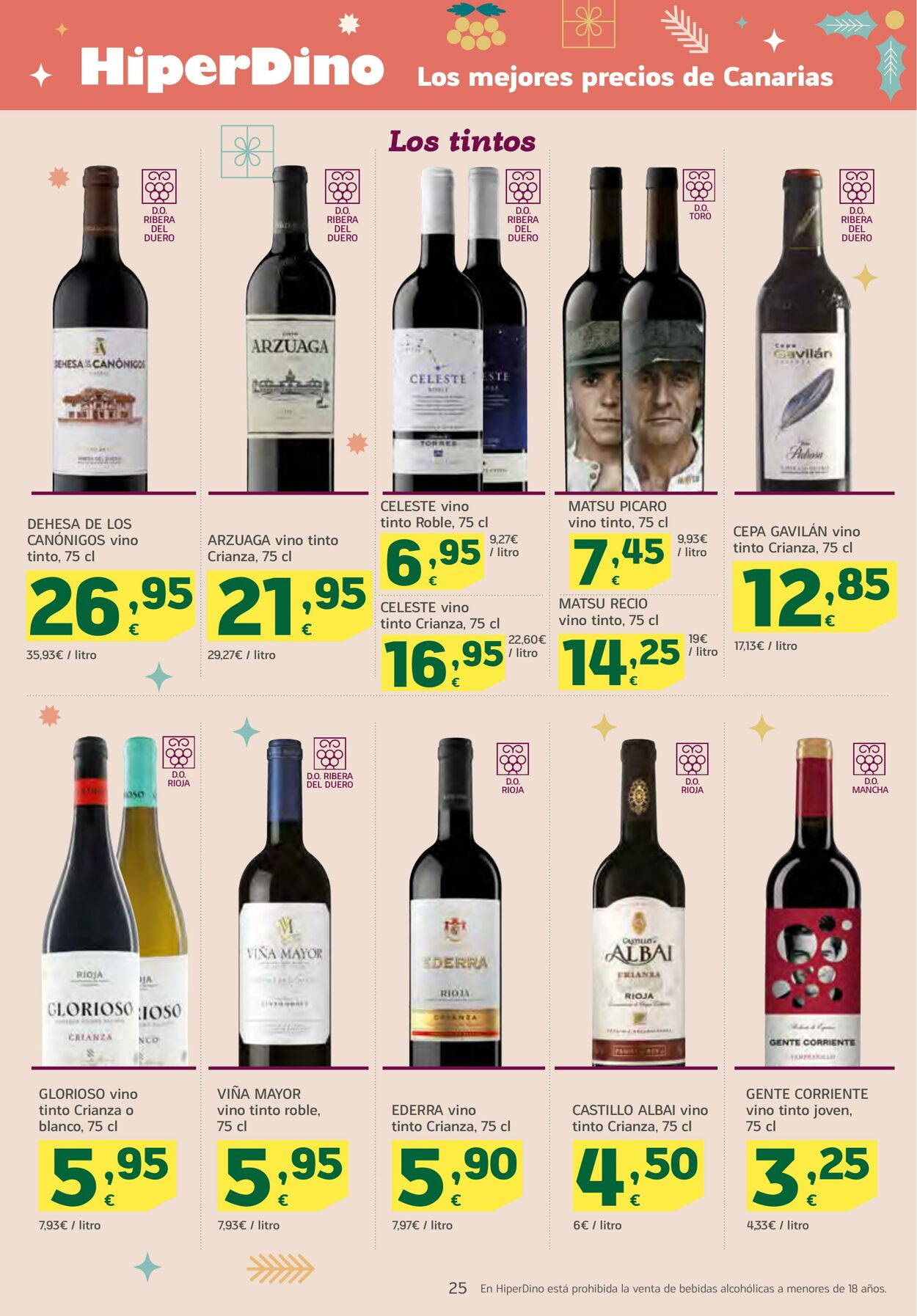 Folleto Hiperdino 18.12.2025 - 25.12.2025
