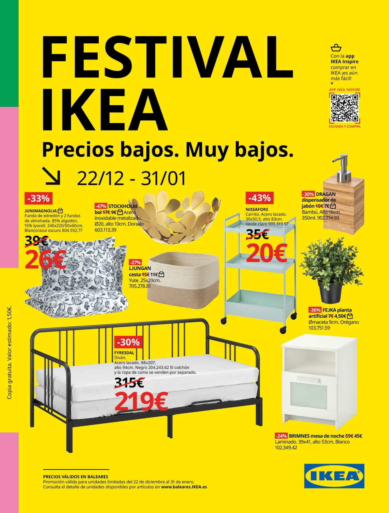 Folleto IKEA 22.12.2023 - 01.01.2024