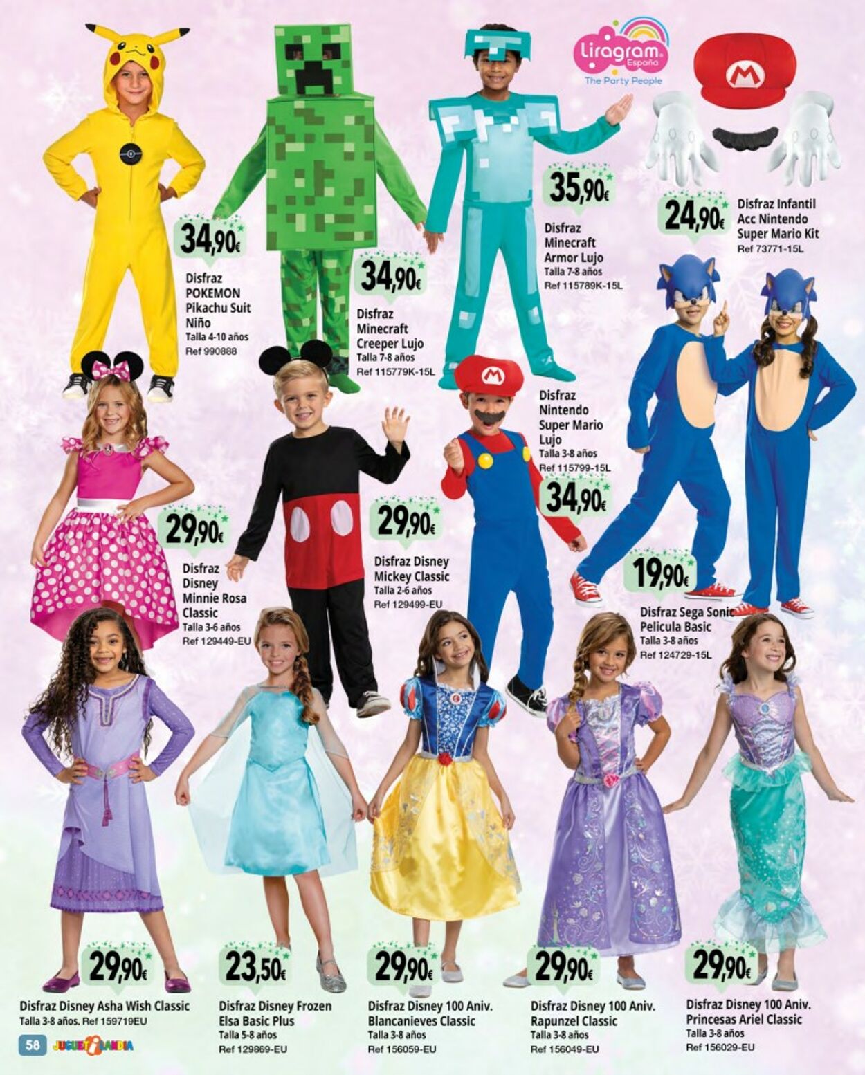 Disfraz Infantil Disney Princess Rapunzel Talla 7-8 Años - Juguettos