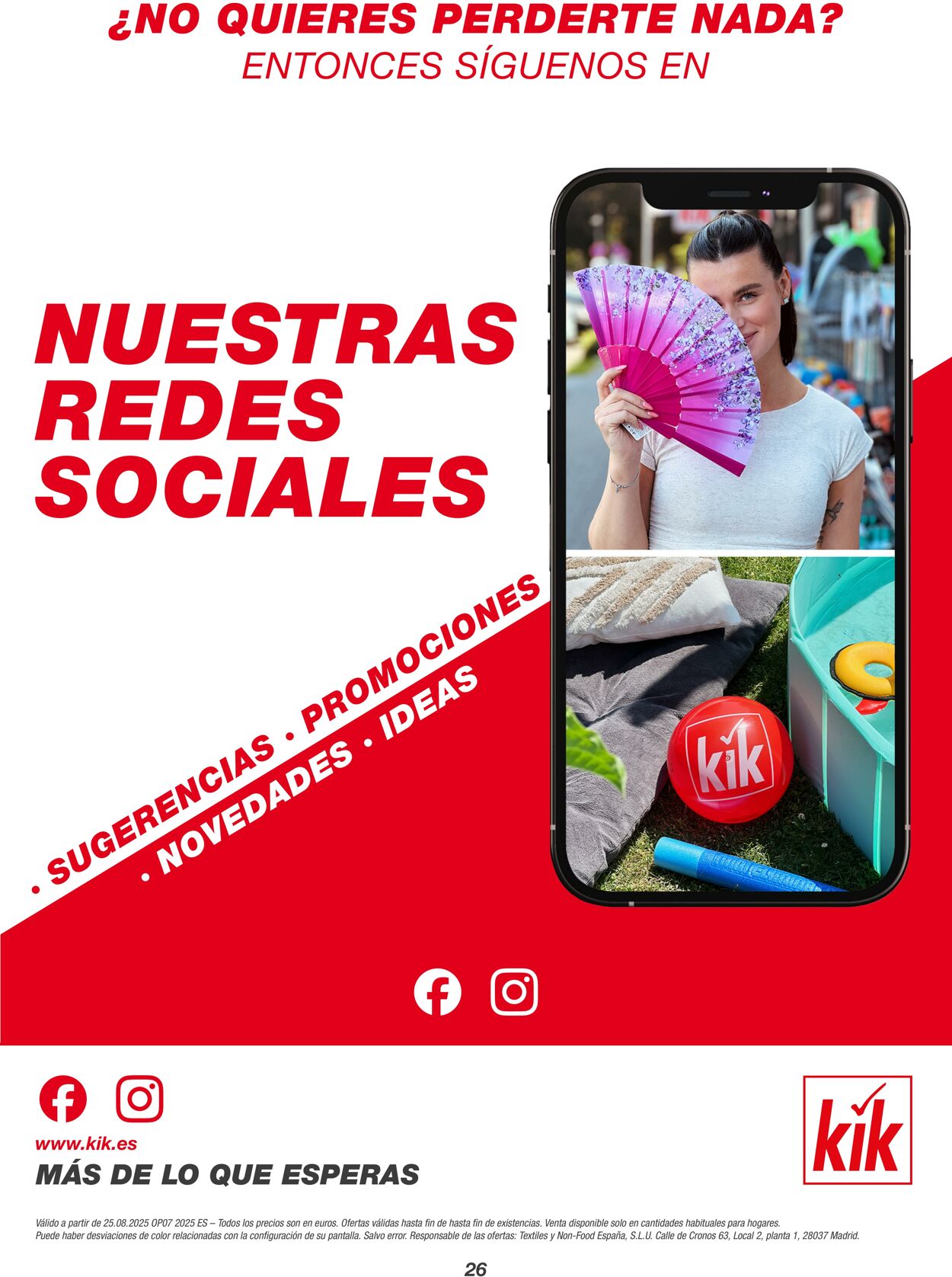 Folleto Kik 25.08.2025 - 25.09.2025