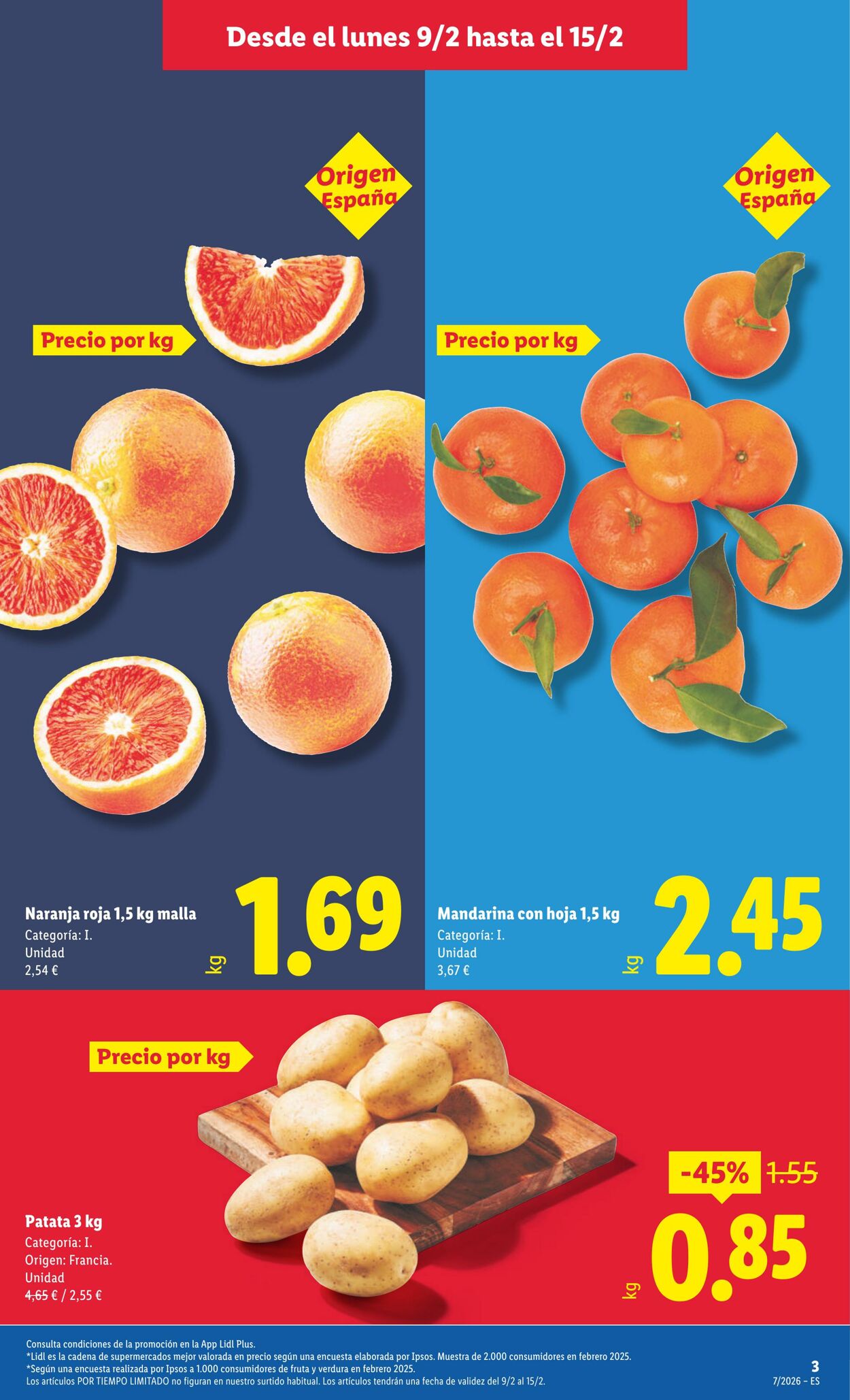 Folleto Lidl 09.02.2026 - 15.02.2026