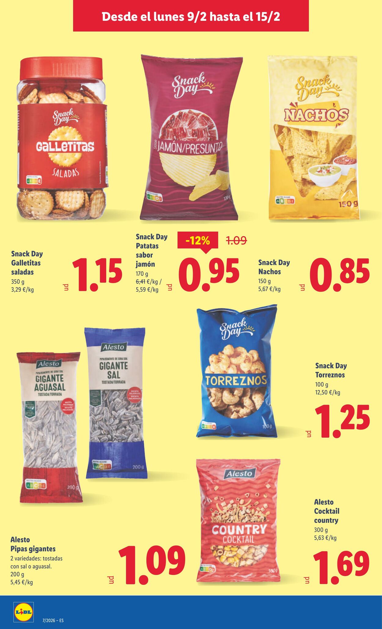Folleto Lidl 09.02.2026 - 15.02.2026