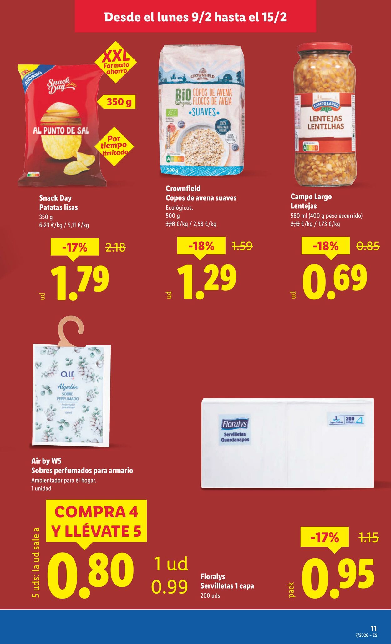 Folleto Lidl 09.02.2026 - 15.02.2026