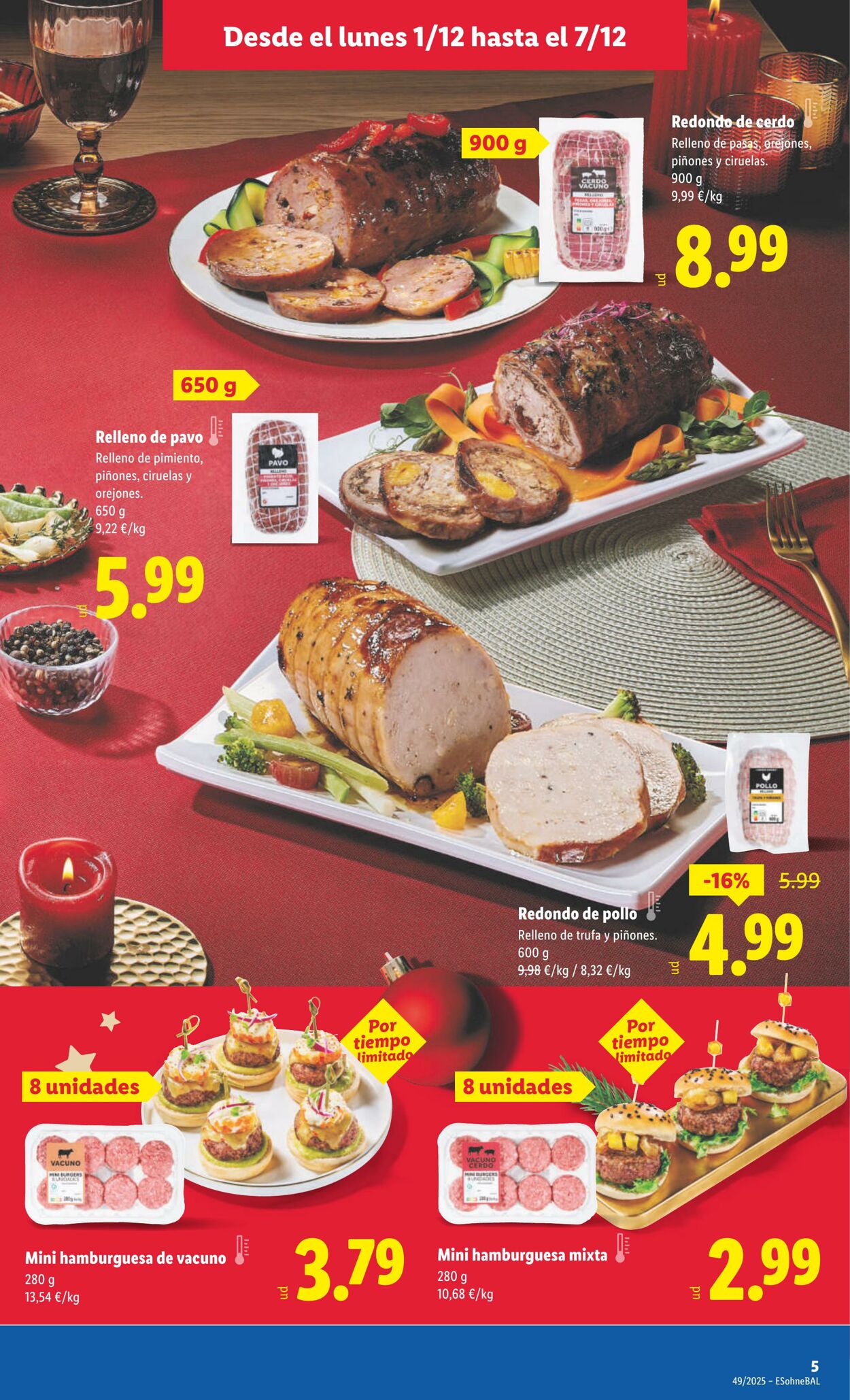 Folleto Lidl 01.12.2025 - 07.12.2025