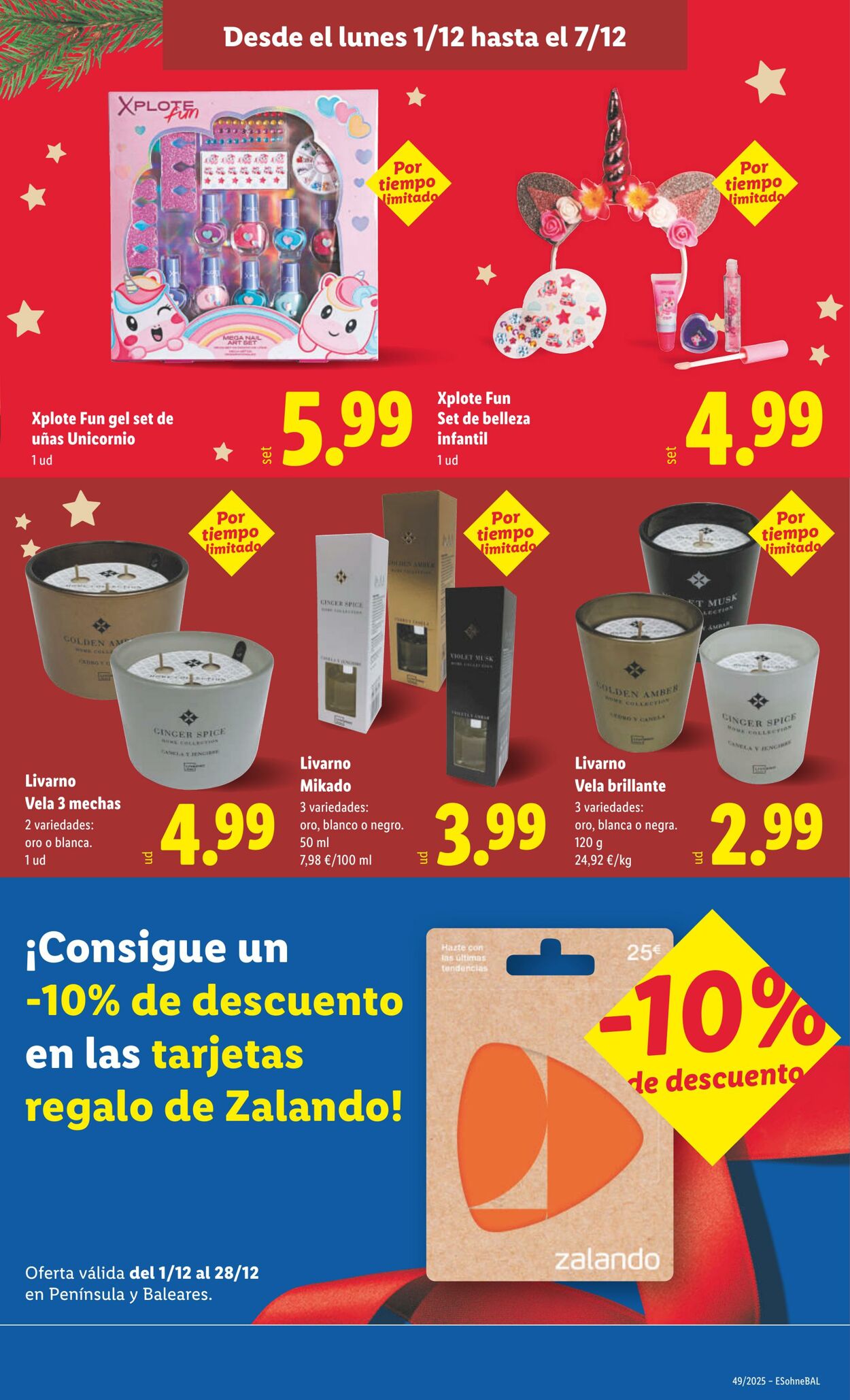 Folleto Lidl 01.12.2025 - 07.12.2025