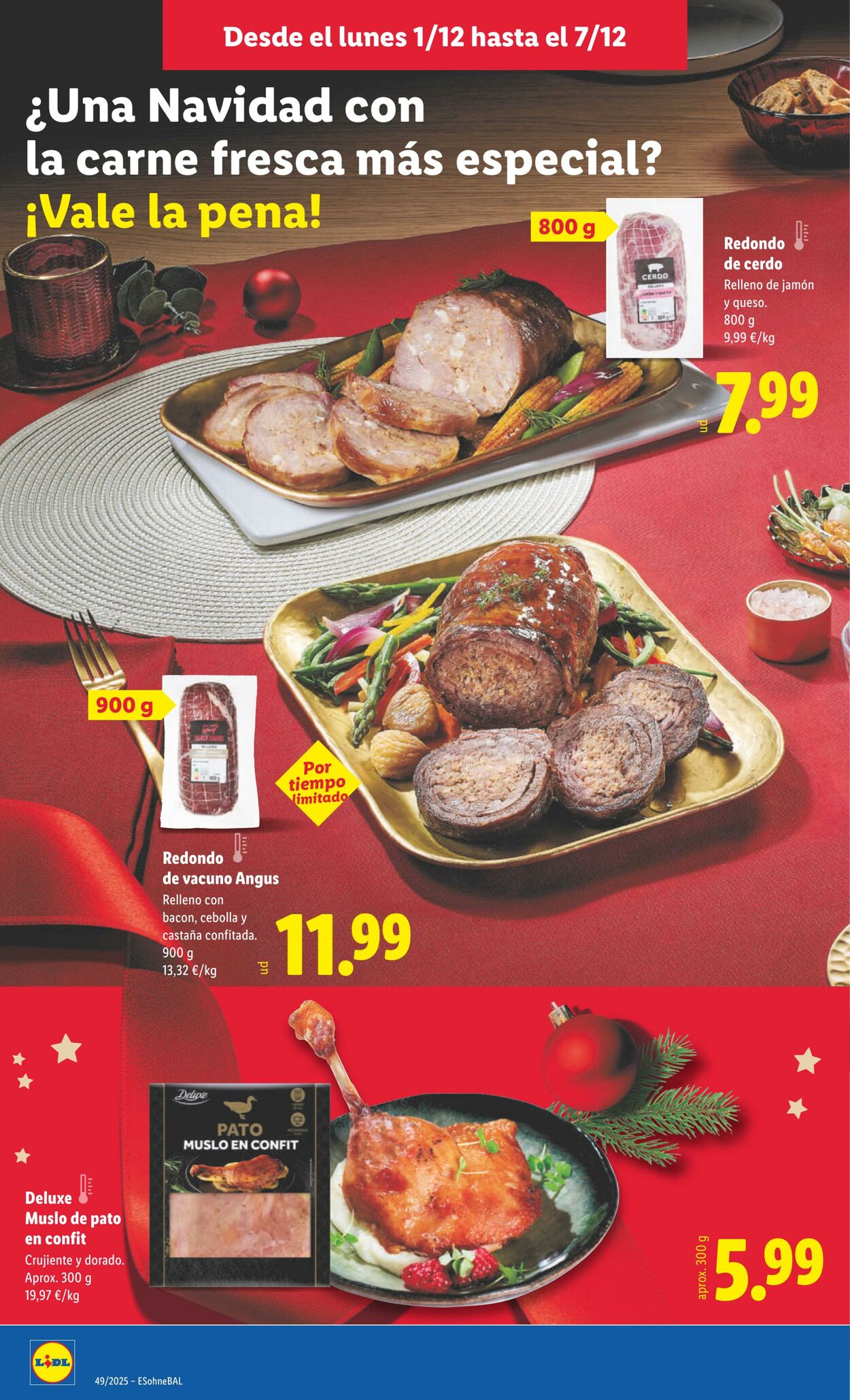 Folleto Lidl 01.12.2025 - 07.12.2025