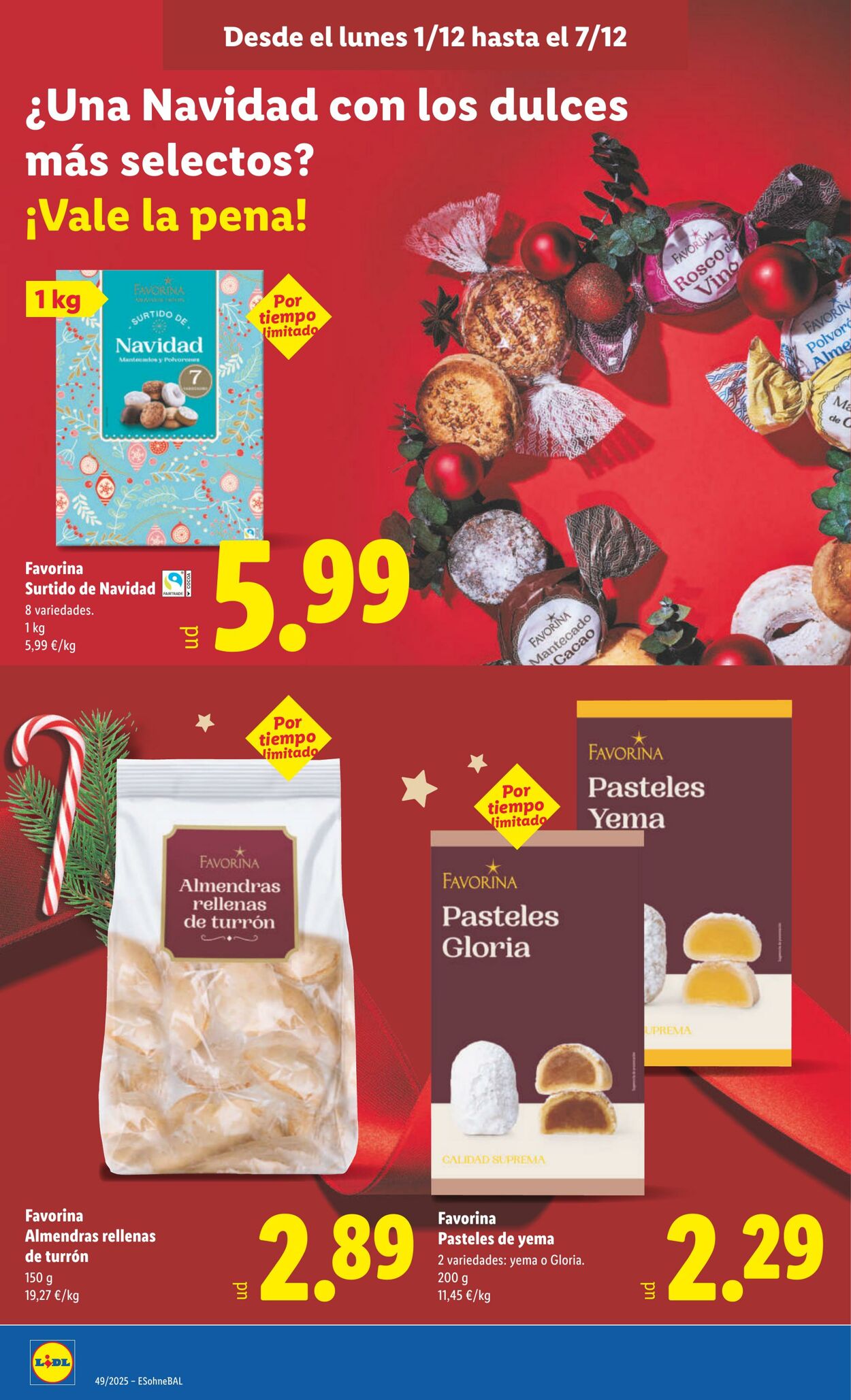 Folleto Lidl 01.12.2025 - 07.12.2025
