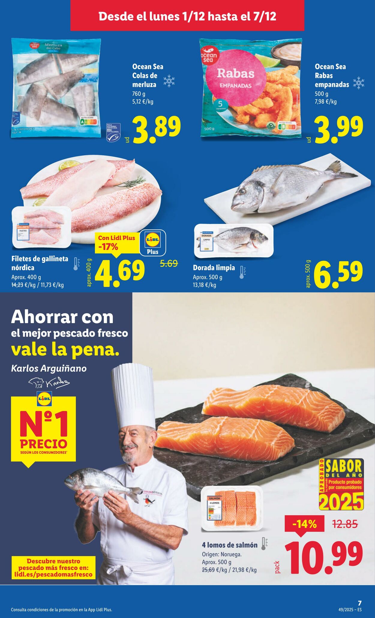 Folleto Lidl 01.12.2025 - 07.12.2025
