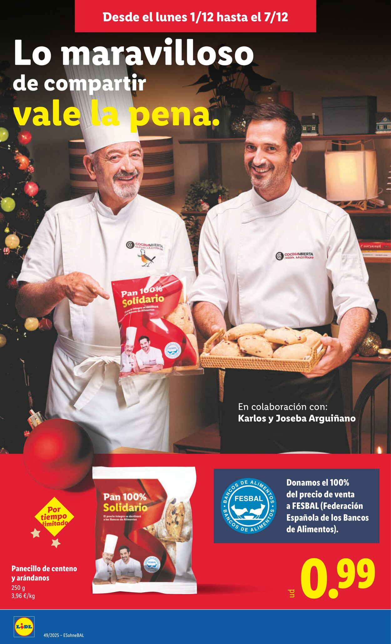 Folleto Lidl 01.12.2025 - 07.12.2025