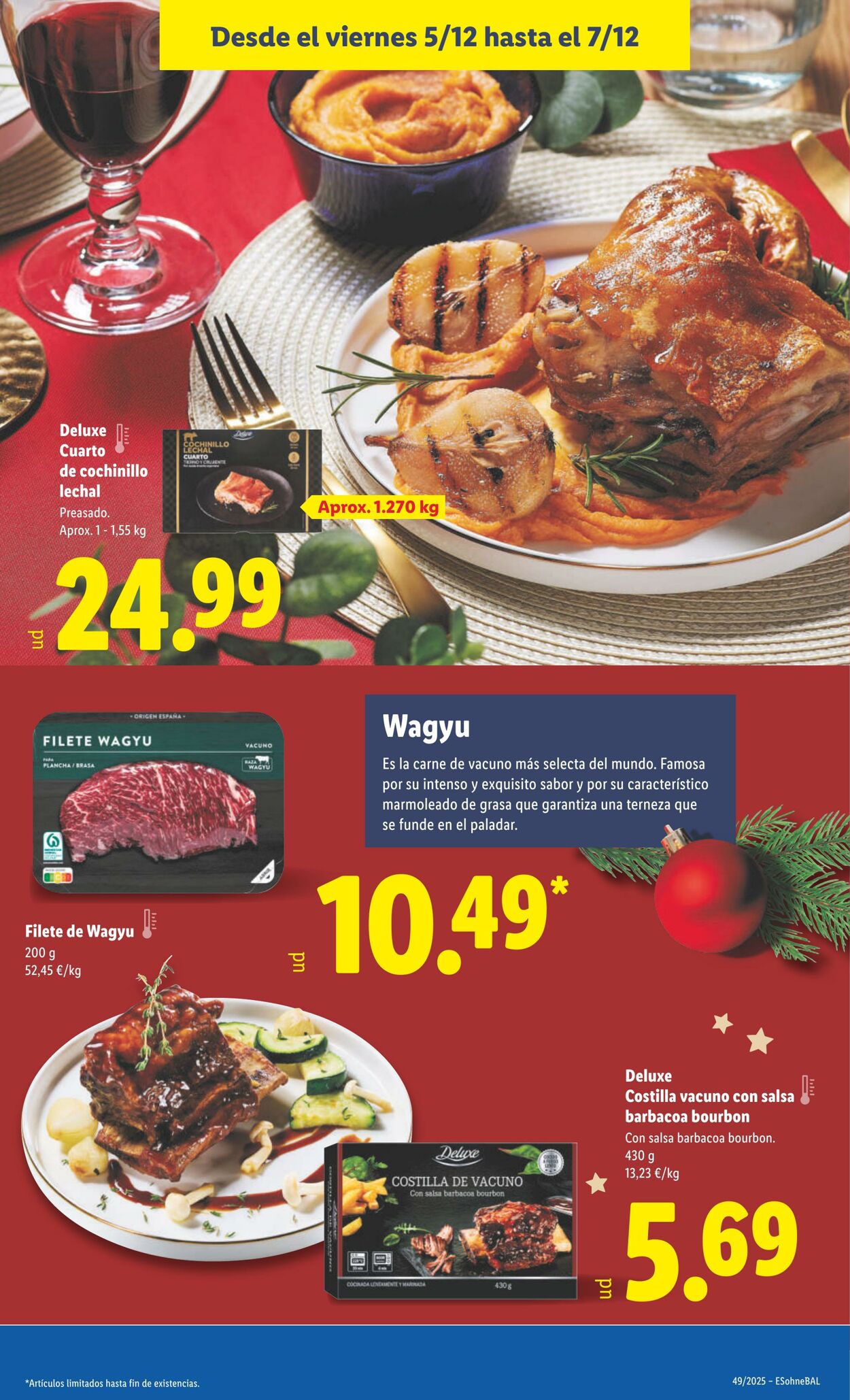Folleto Lidl 01.12.2025 - 07.12.2025