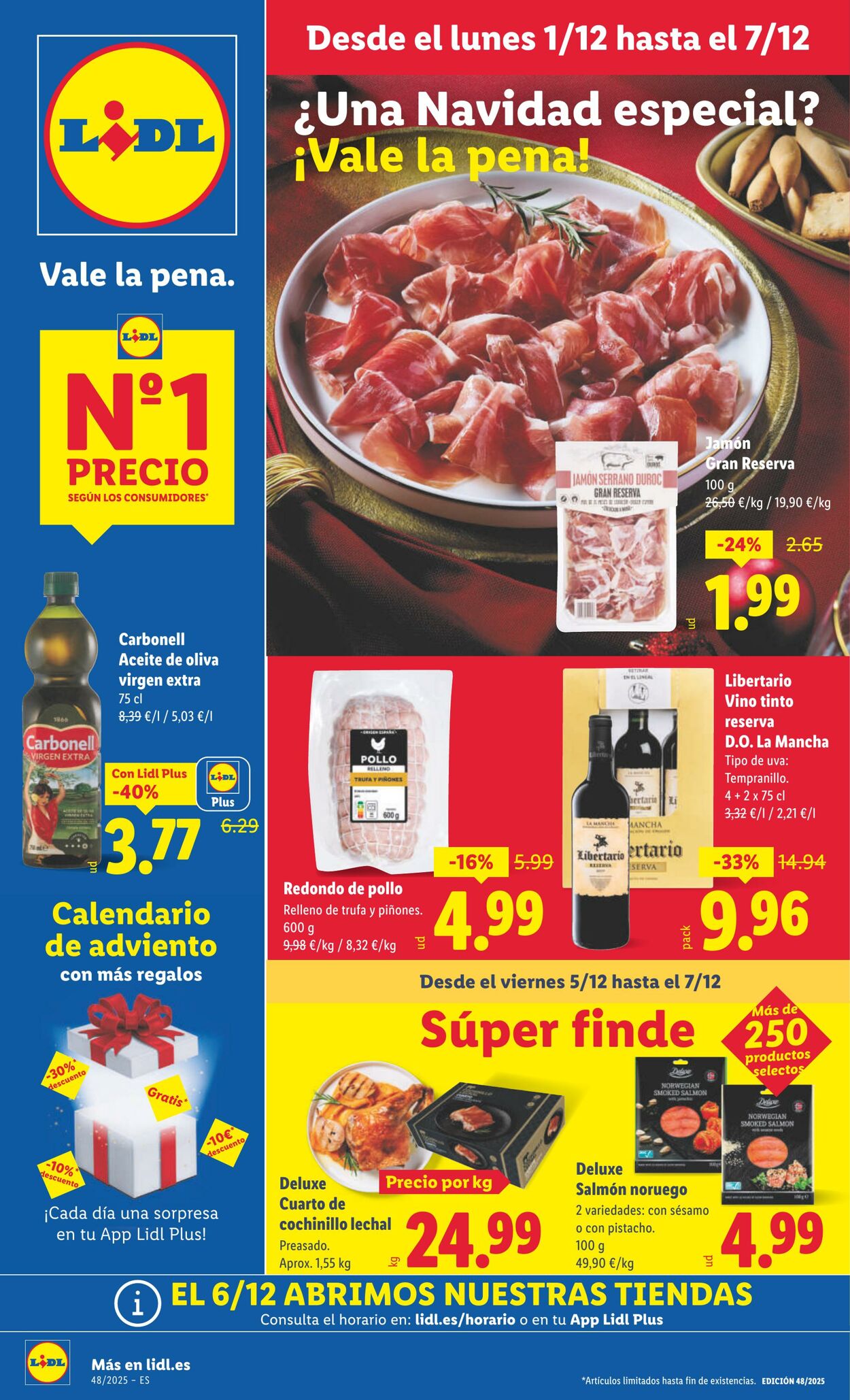 Folleto Lidl 01.12.2025 - 07.12.2025