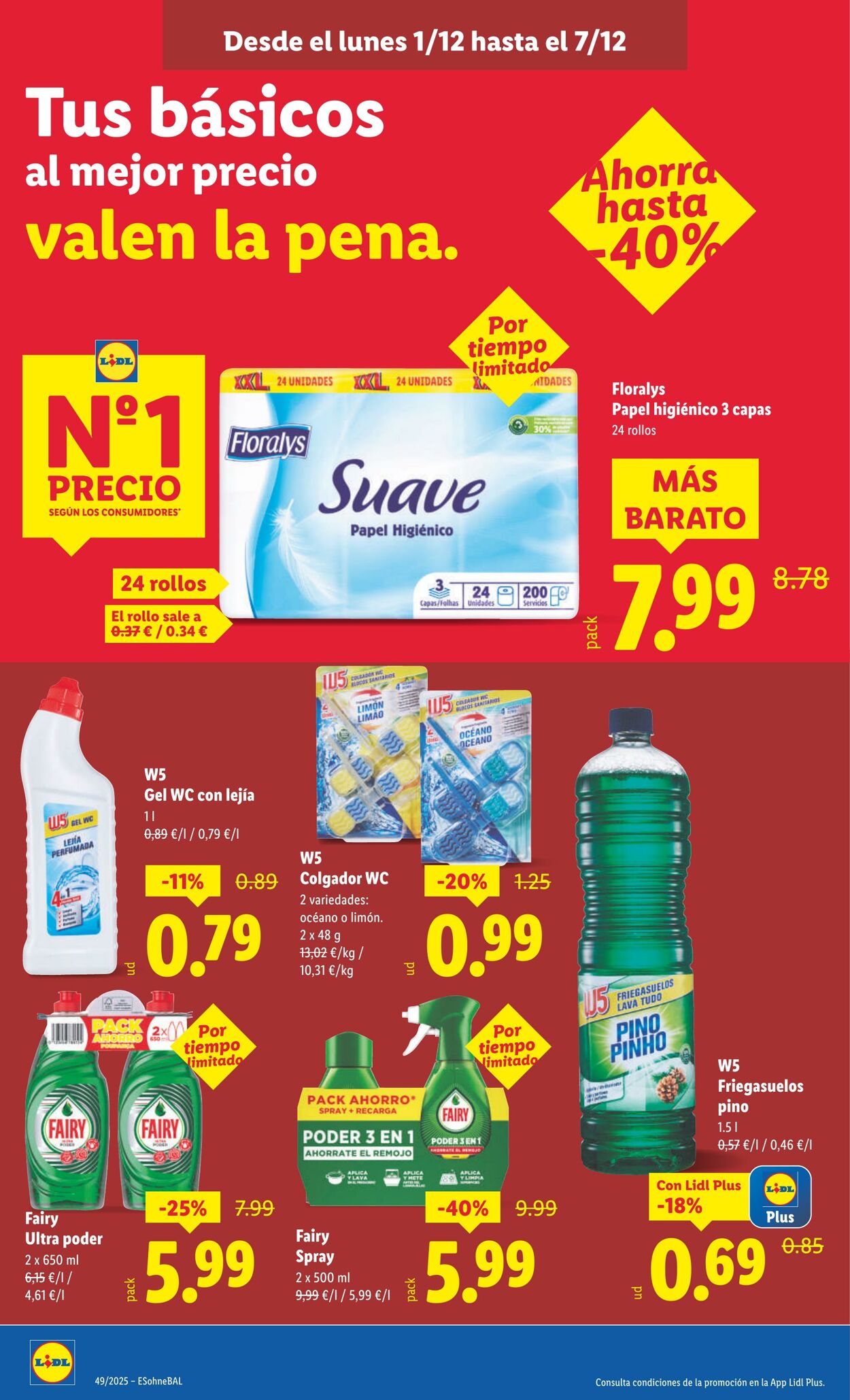 Folleto Lidl 01.12.2025 - 07.12.2025