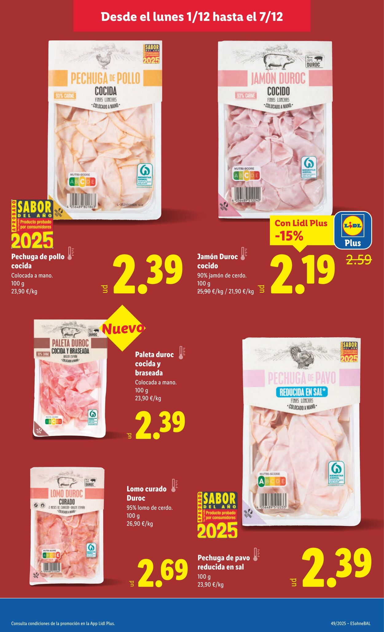 Folleto Lidl 01.12.2025 - 07.12.2025