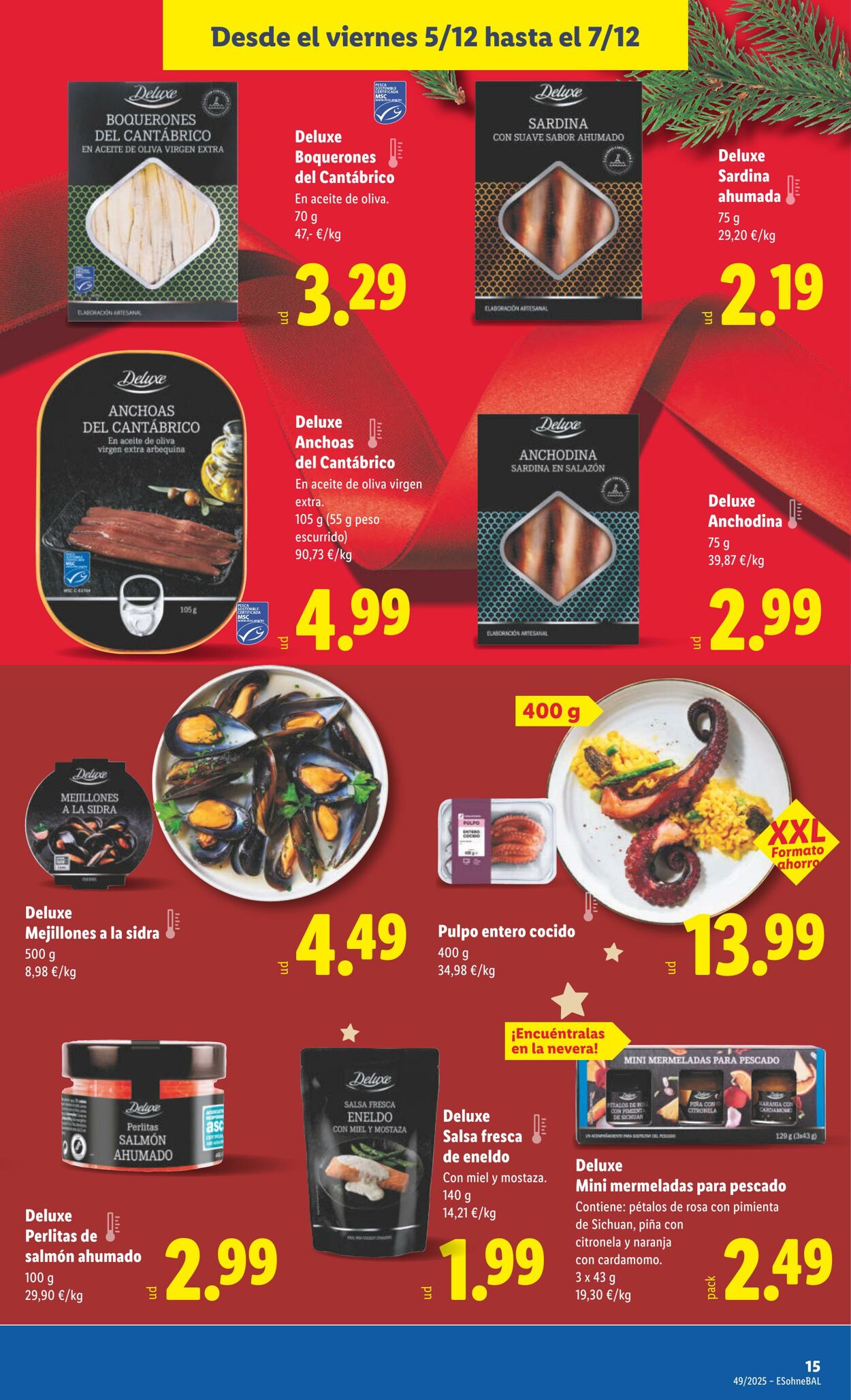 Folleto Lidl 01.12.2025 - 07.12.2025