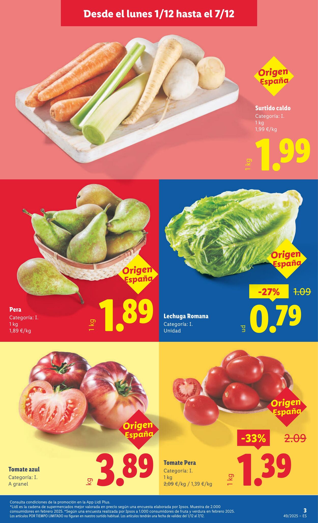 Folleto Lidl 01.12.2025 - 07.12.2025