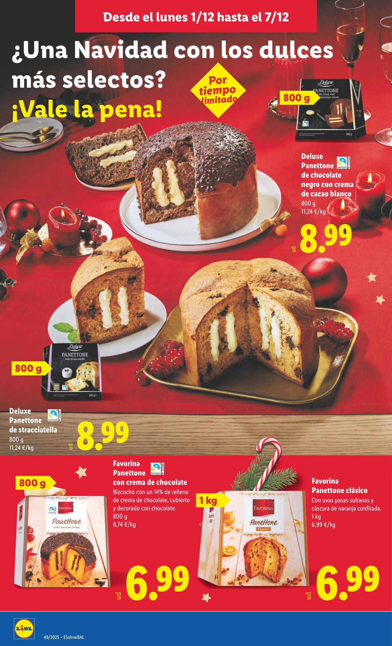 Folleto Lidl 01.12.2025 - 07.12.2025