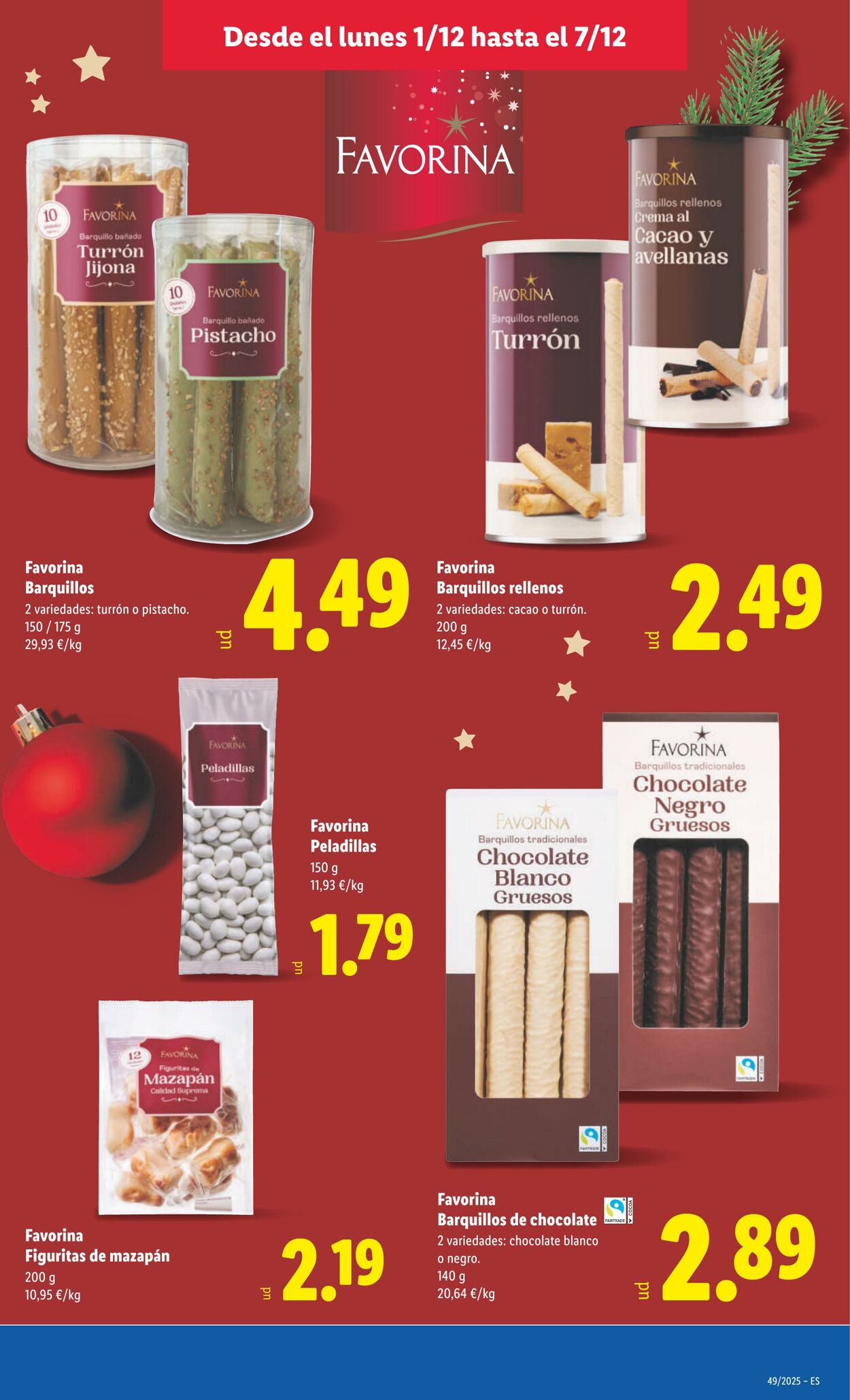 Folleto Lidl 01.12.2025 - 07.12.2025