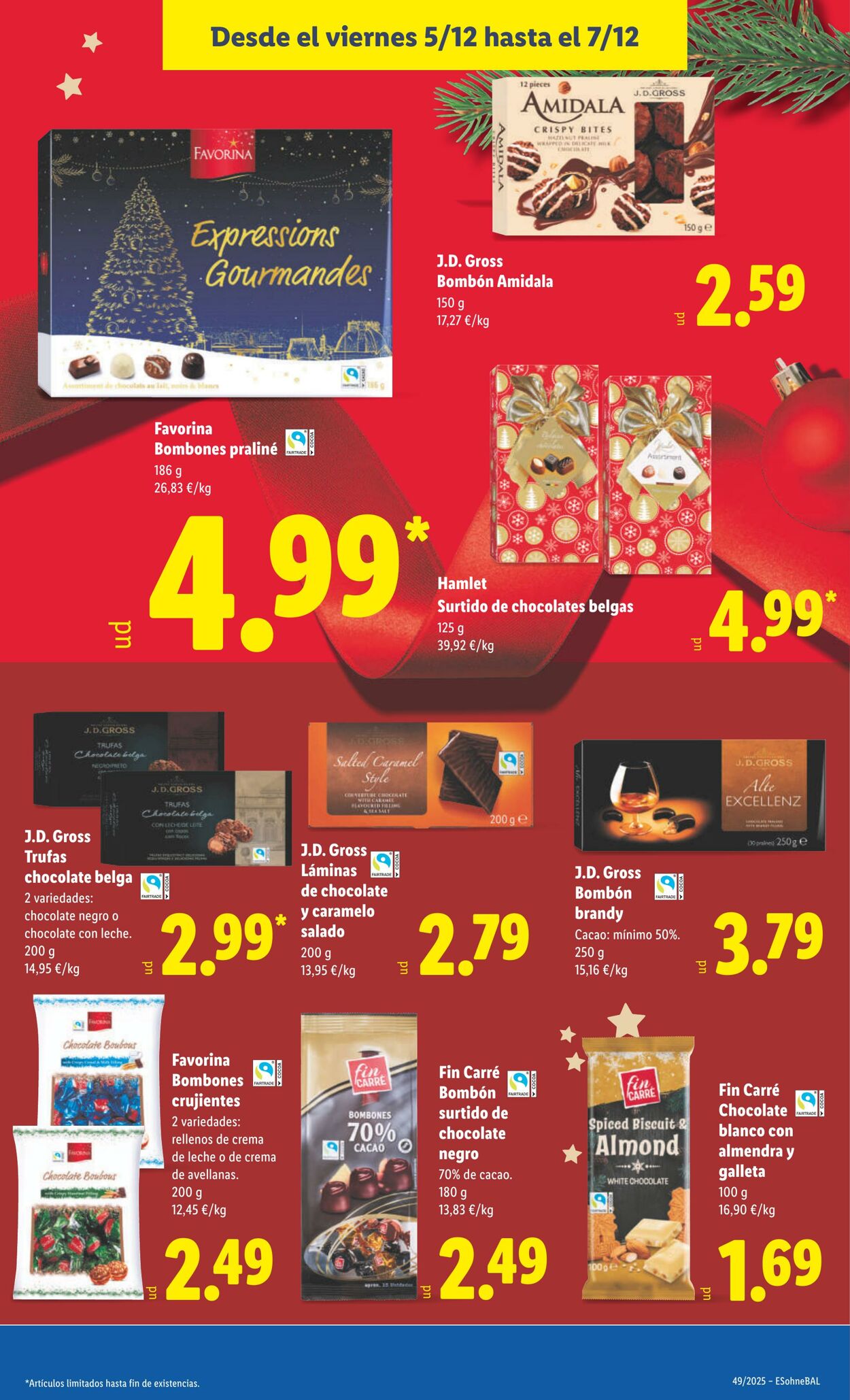 Folleto Lidl 01.12.2025 - 07.12.2025