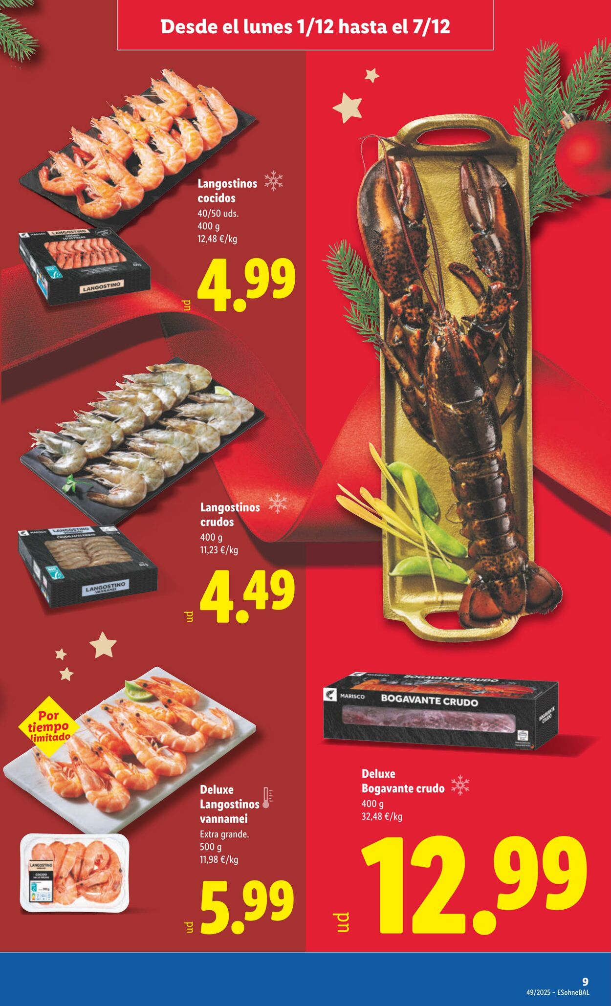 Folleto Lidl 01.12.2025 - 07.12.2025