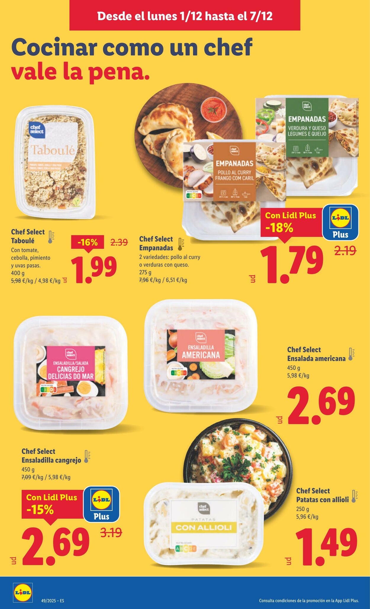 Folleto Lidl 01.12.2025 - 07.12.2025