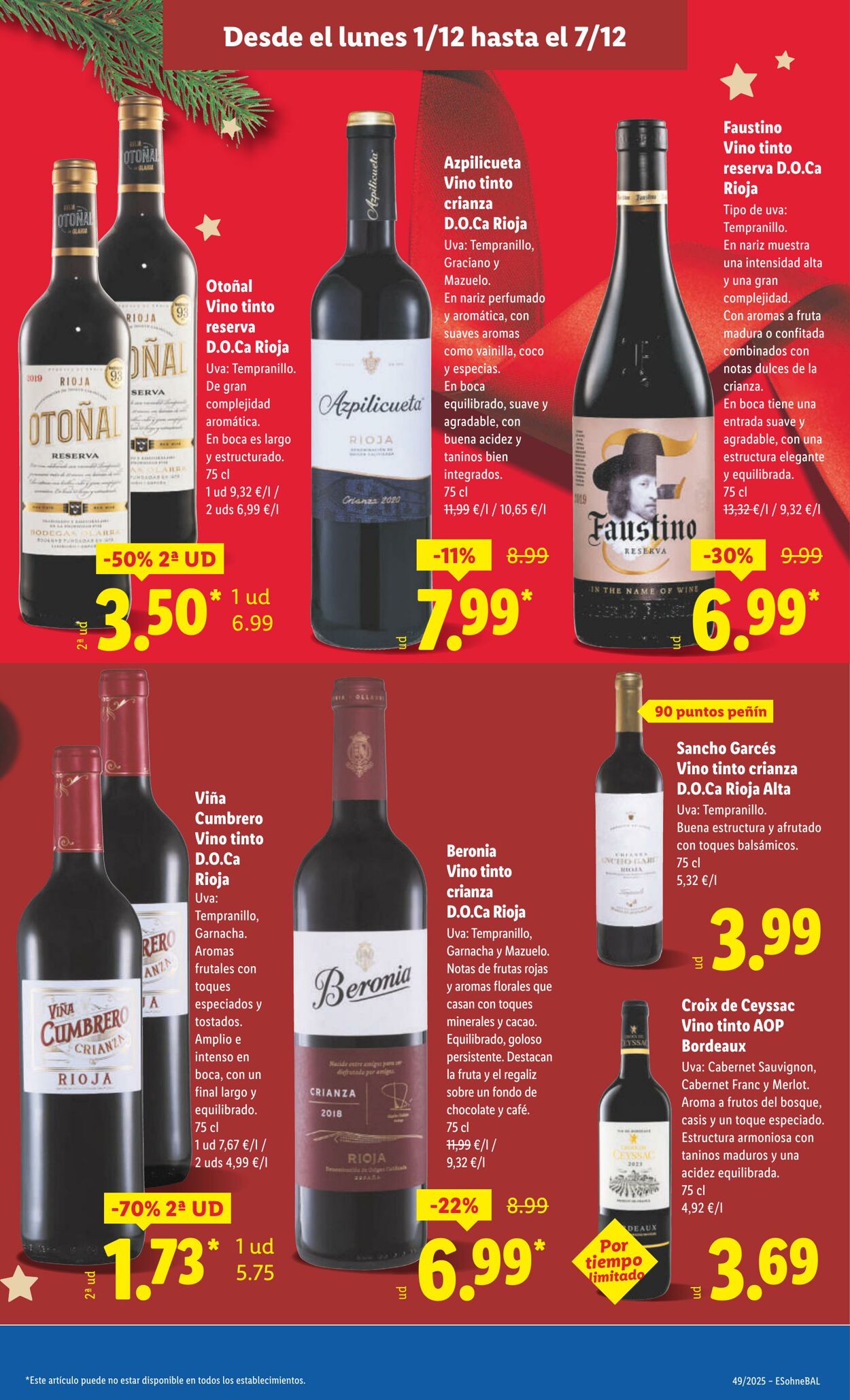 Folleto Lidl 01.12.2025 - 07.12.2025