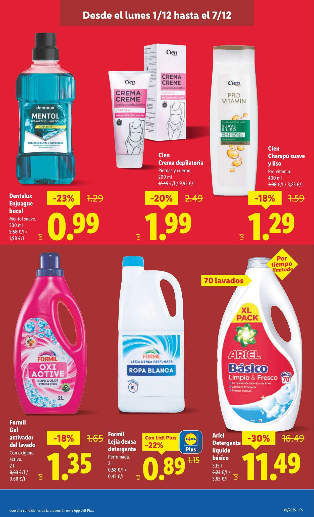 Folleto Lidl 01.12.2025 - 07.12.2025