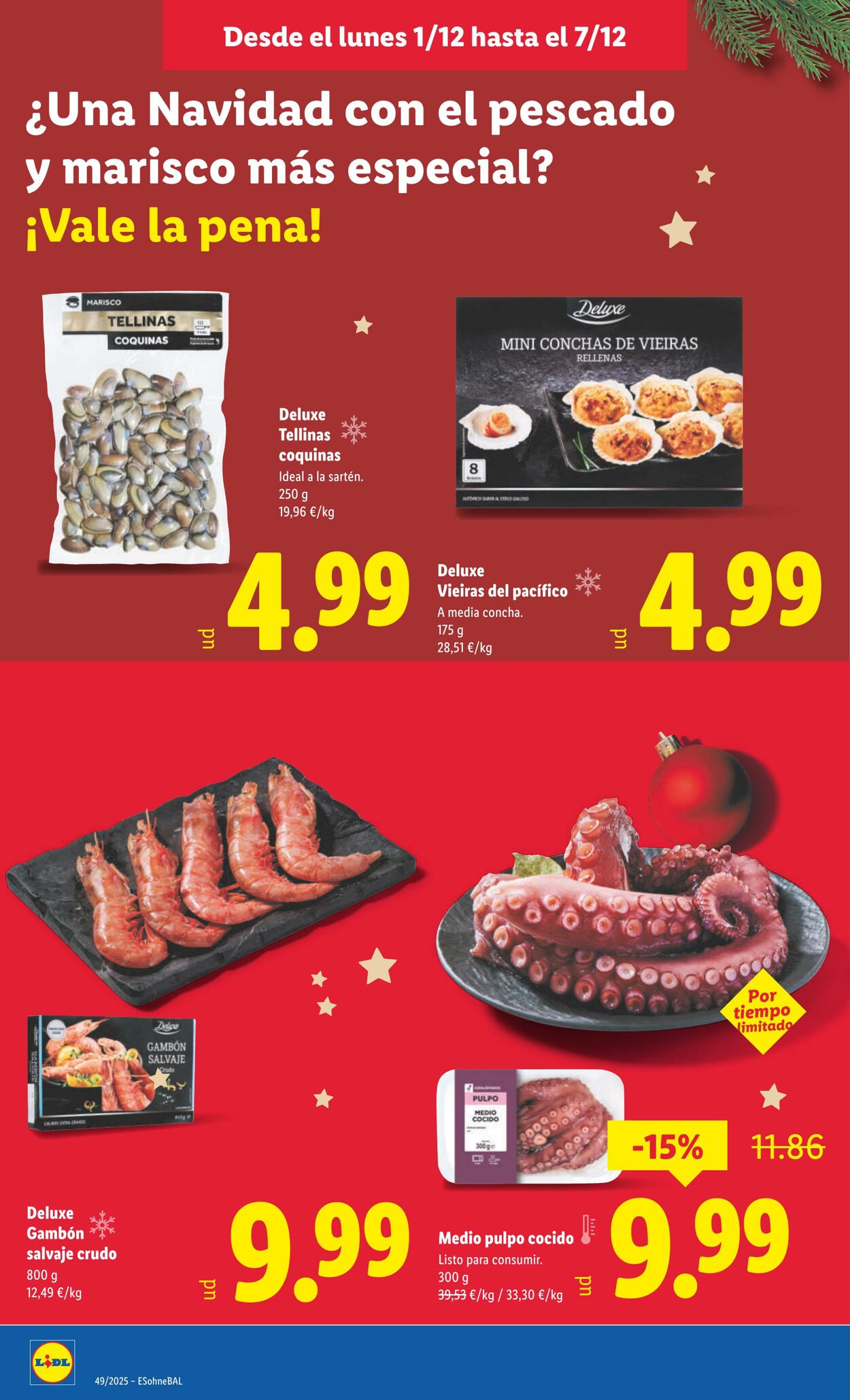 Folleto Lidl 01.12.2025 - 07.12.2025
