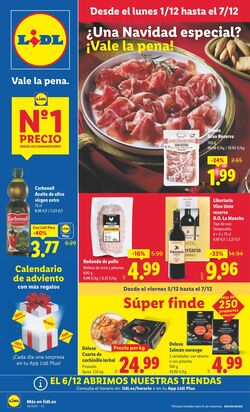 Folleto Lidl 01.12.2025 - 07.12.2025