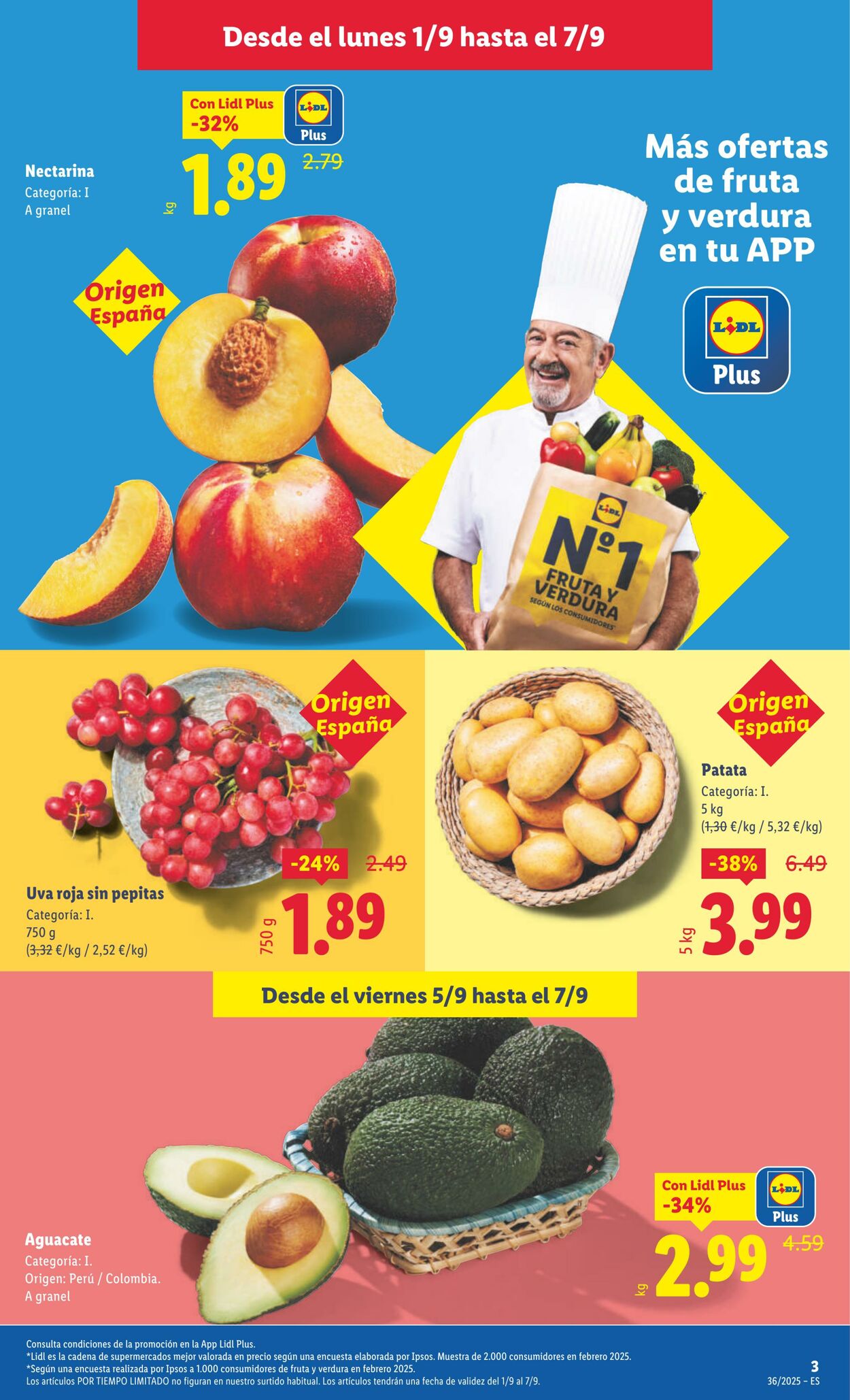 Folleto Lidl 01.09.2025 - 07.09.2025