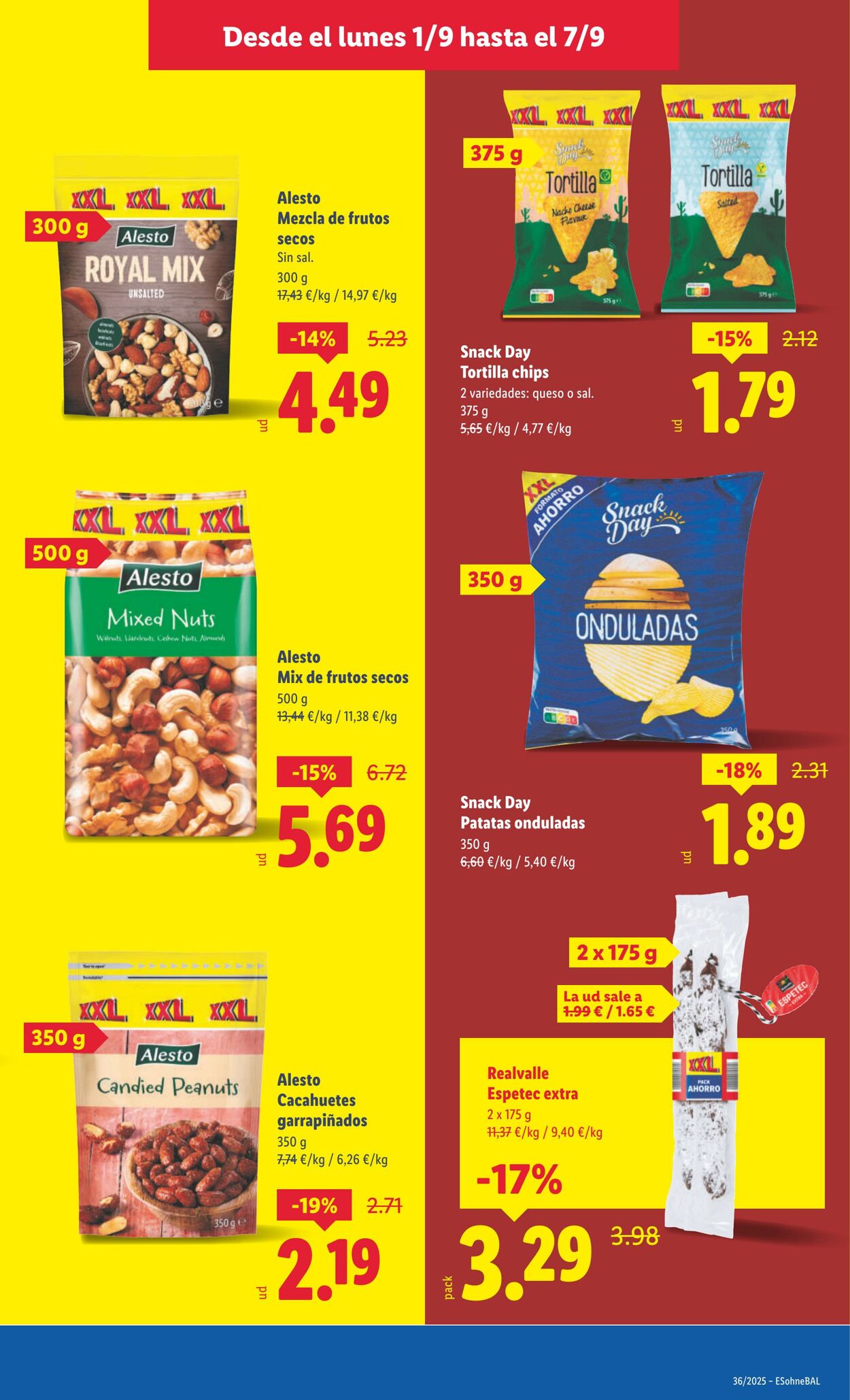 Folleto Lidl 01.09.2025 - 07.09.2025