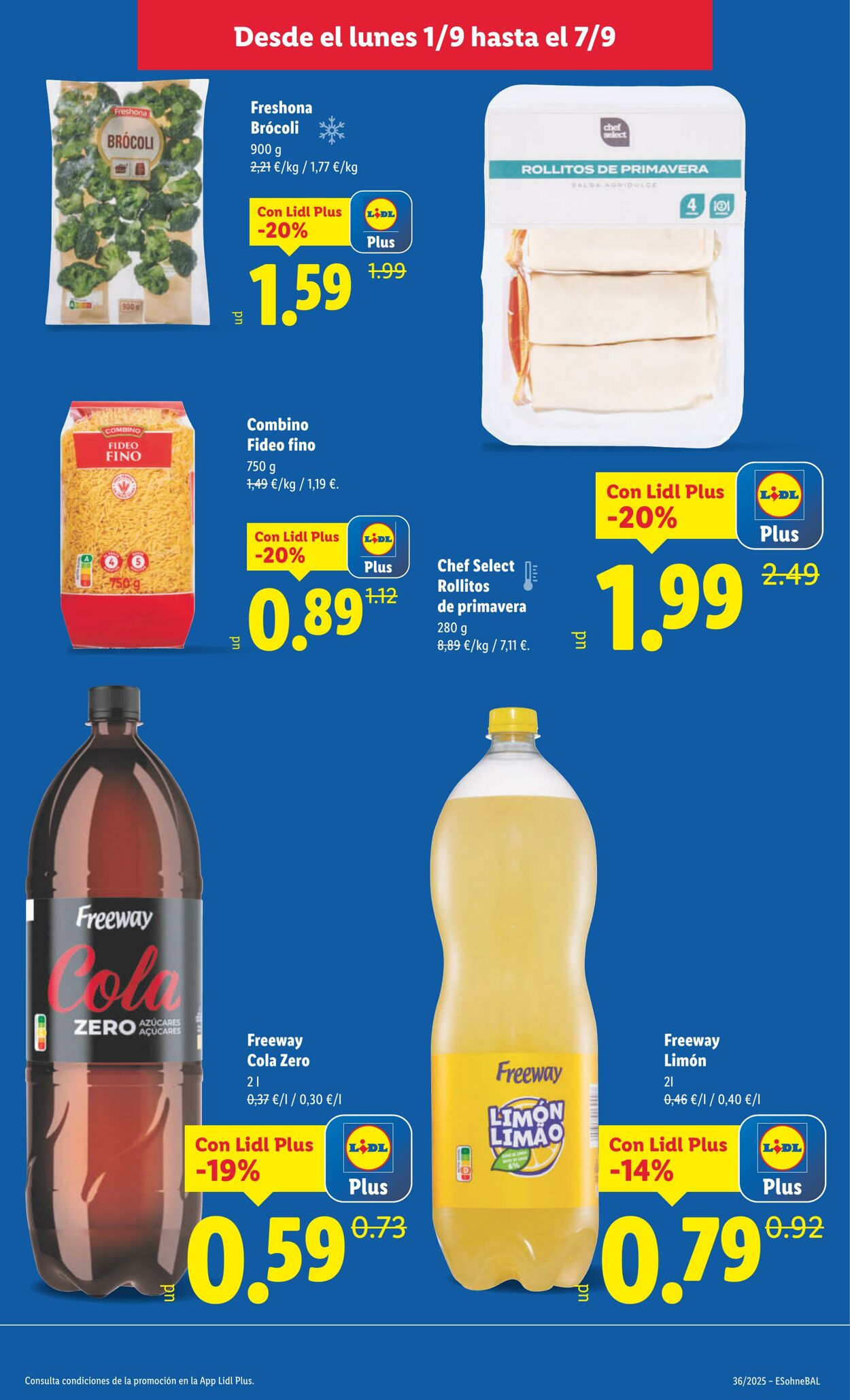 Folleto Lidl 01.09.2025 - 07.09.2025