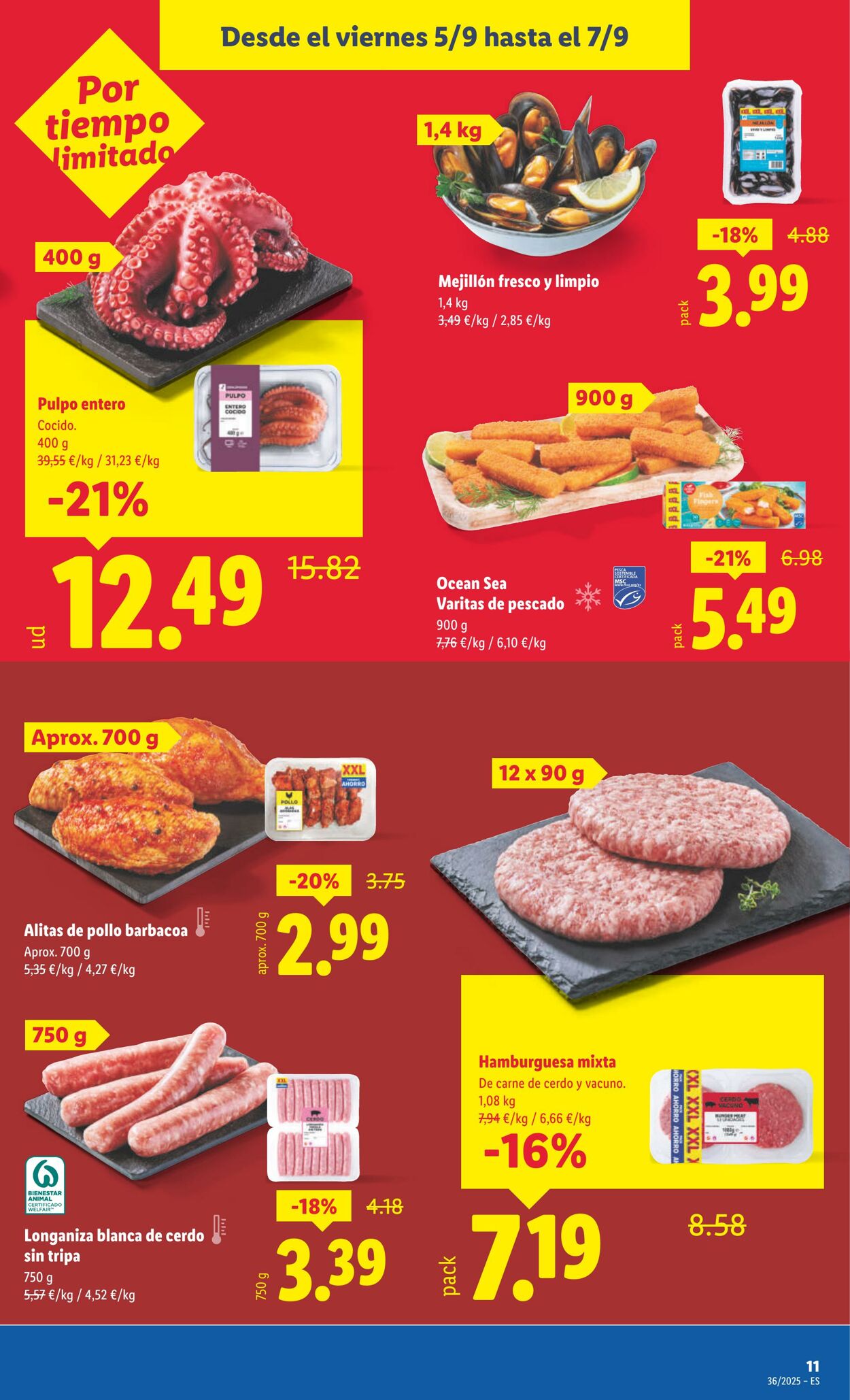 Folleto Lidl 01.09.2025 - 07.09.2025