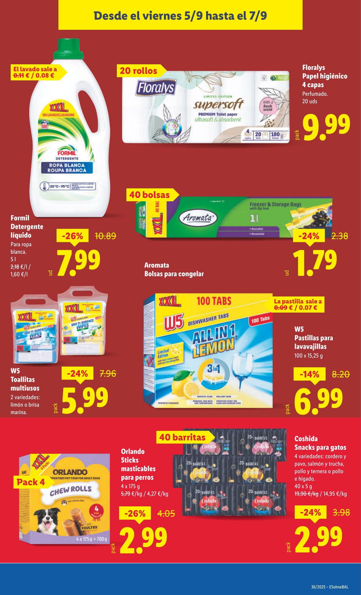 Folleto Lidl 01.09.2025 - 07.09.2025