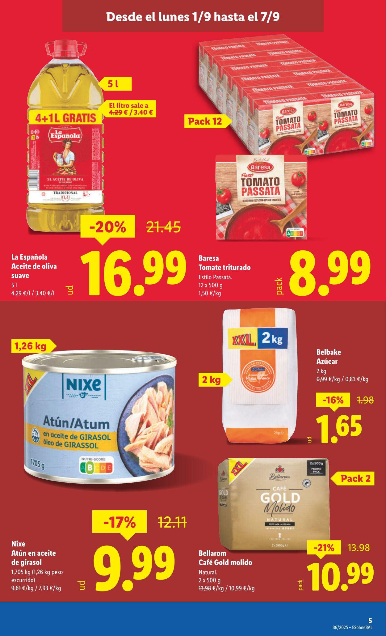Folleto Lidl 01.09.2025 - 07.09.2025
