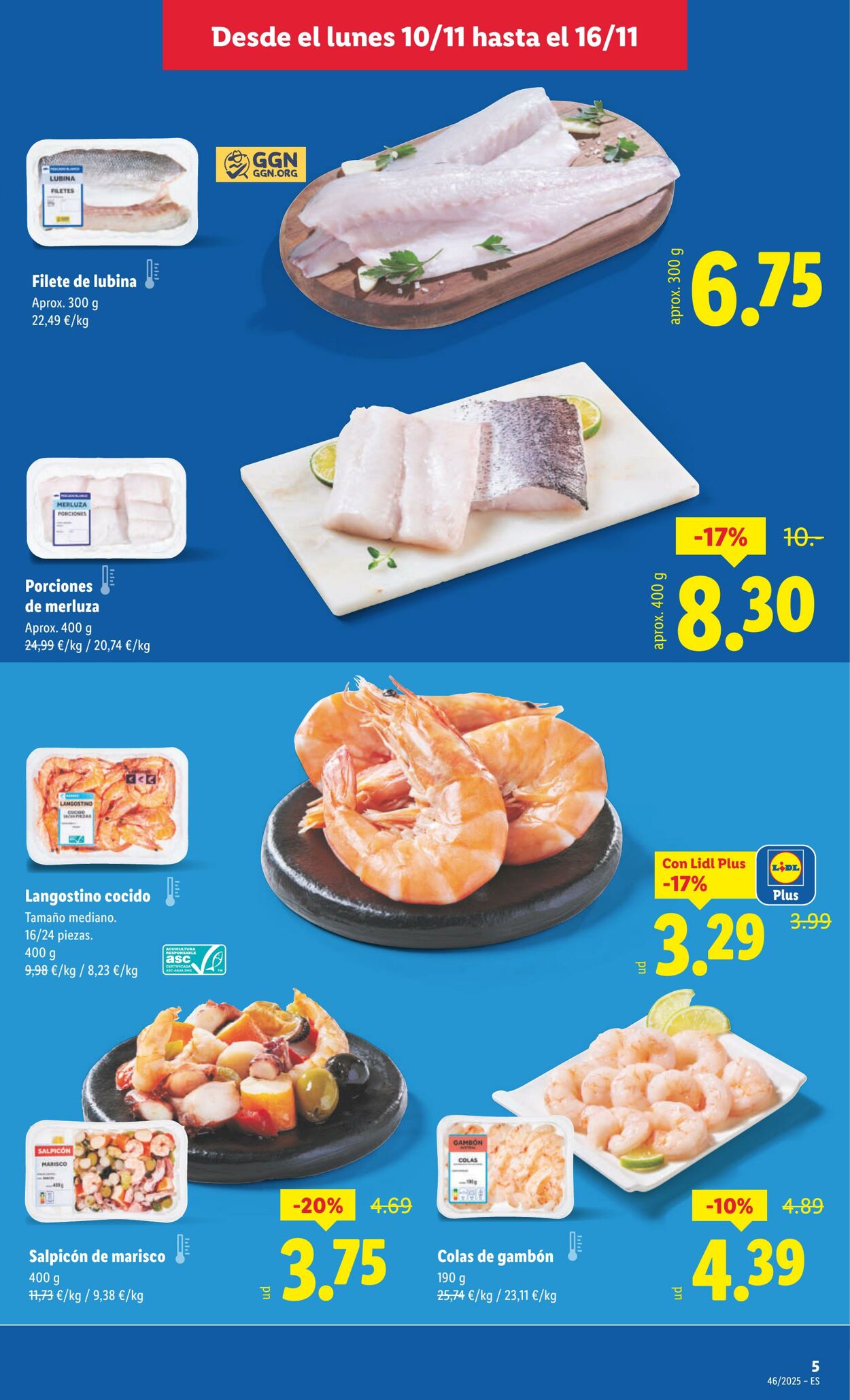 Folleto Lidl 10.11.2025 - 16.11.2025